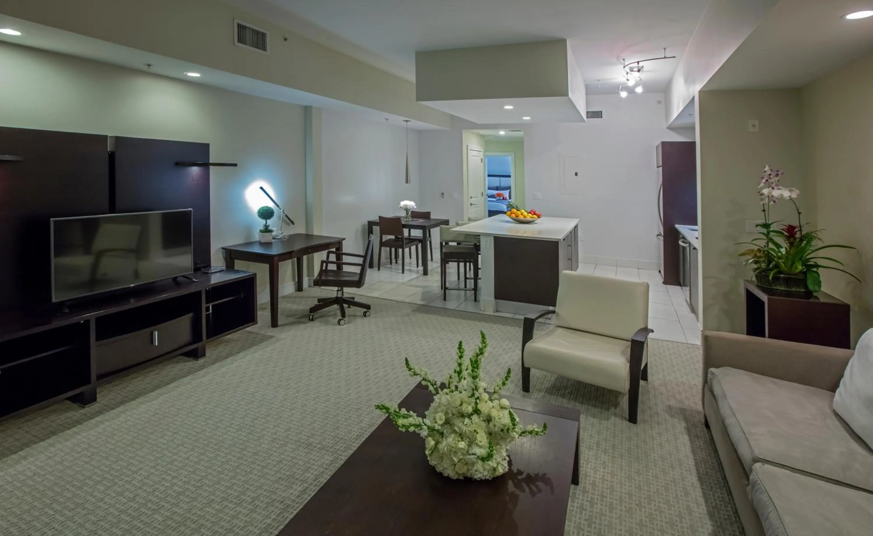 Living room in Provident Doral At The Blue