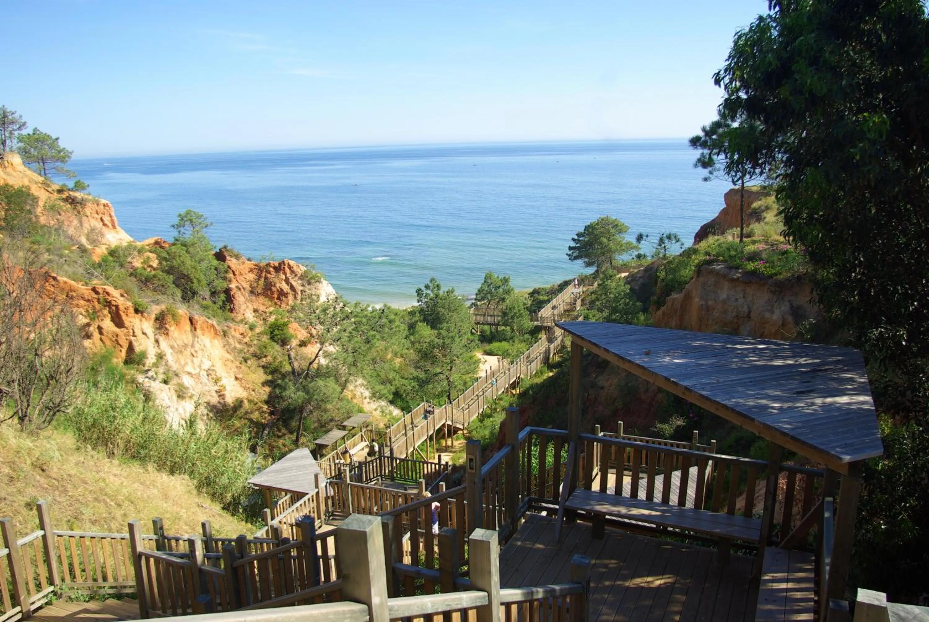 Sea view in Charming Apartment in Albufeira, 60 m², Mountain View