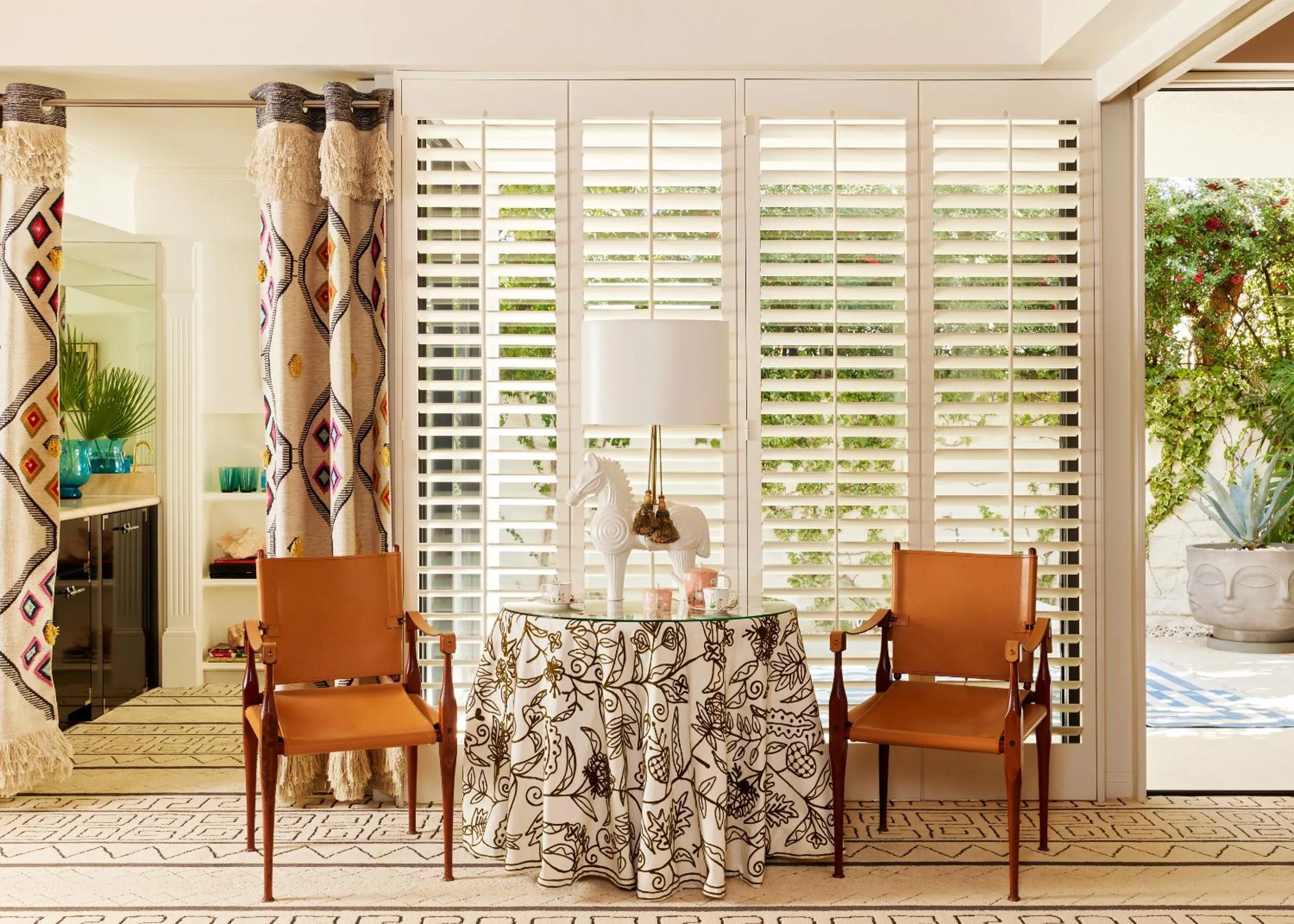 Seating area in Parker Palm Springs