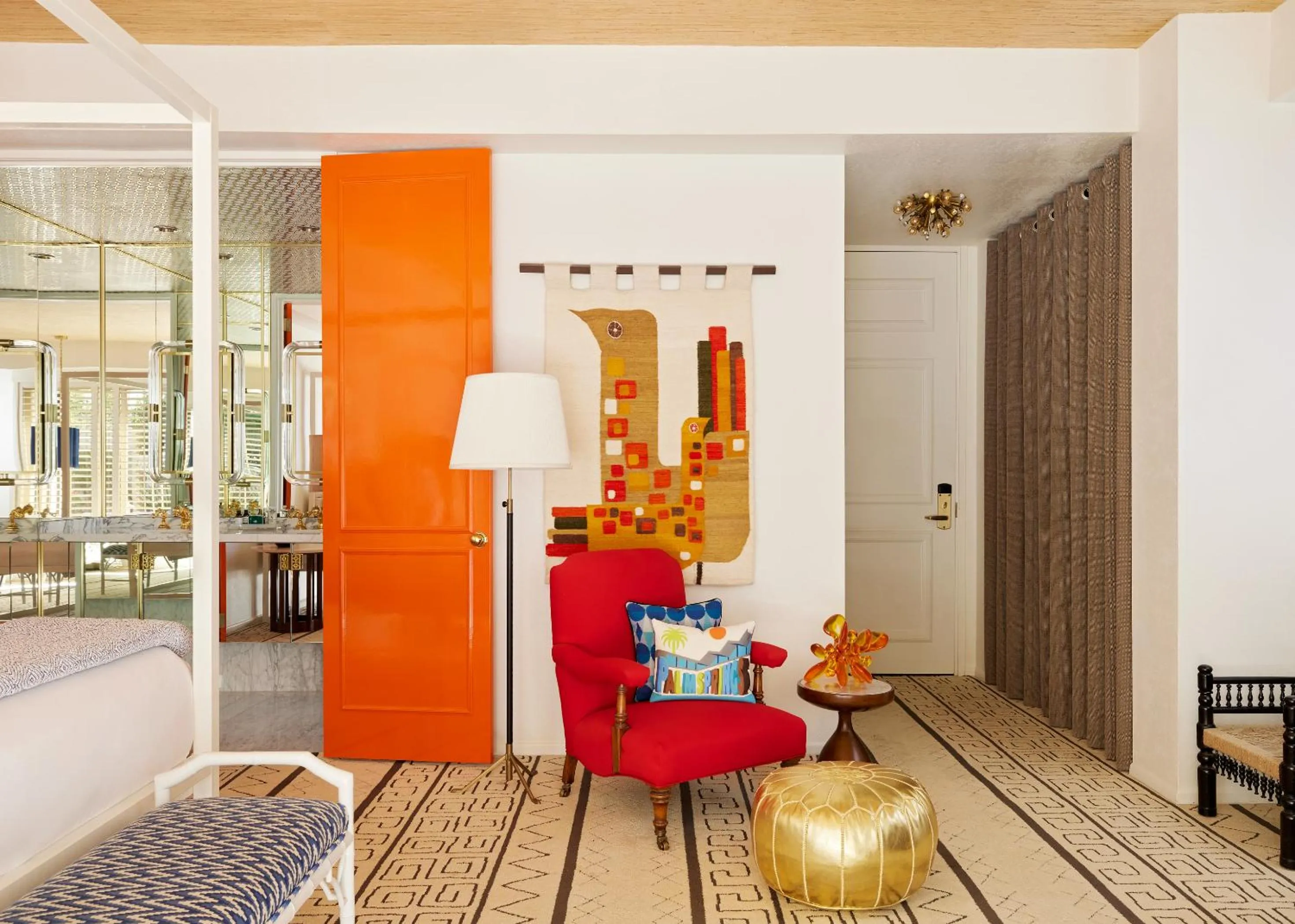 Seating area in Parker Palm Springs