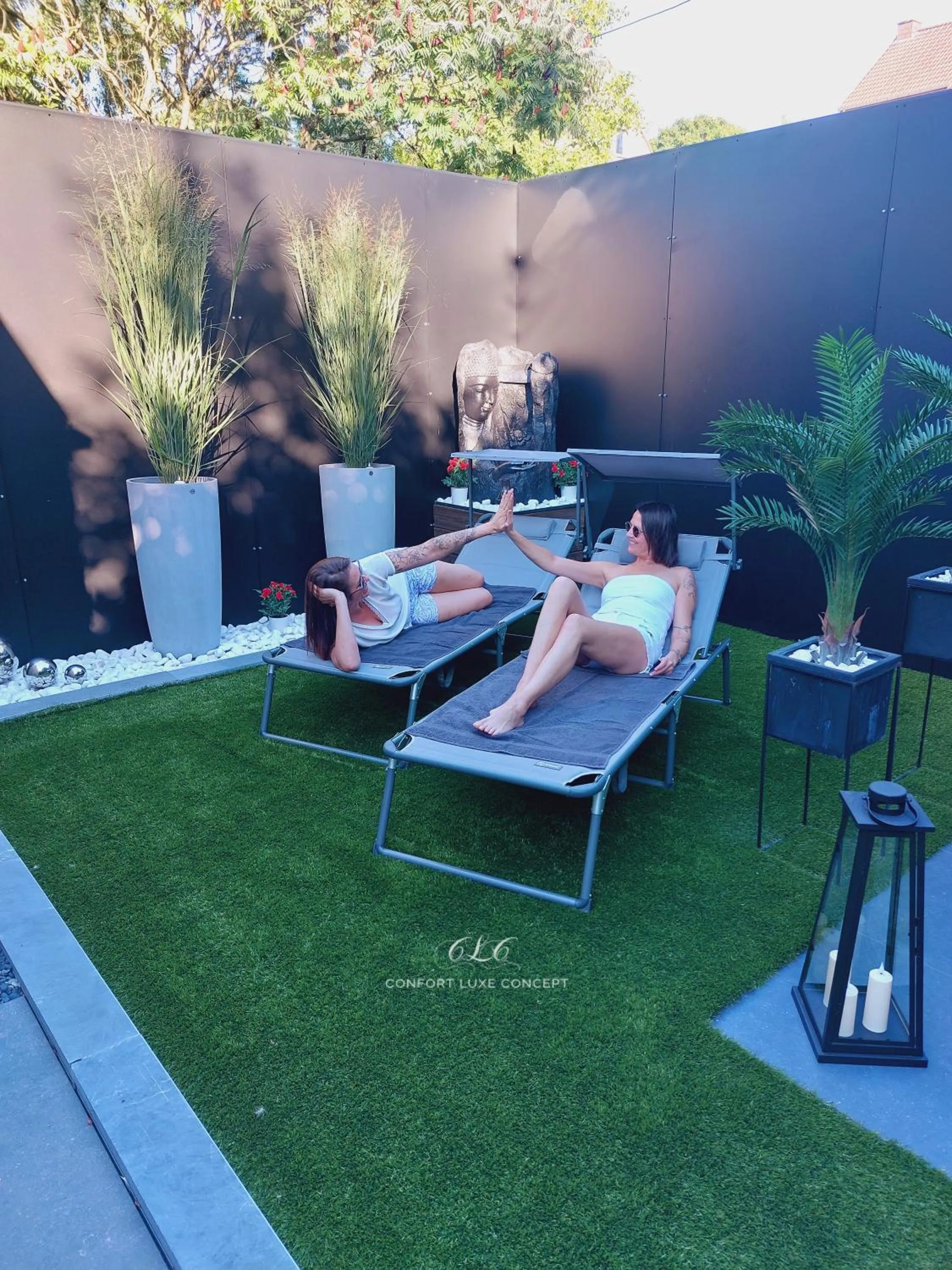 Garden in Le Nid d'Ange