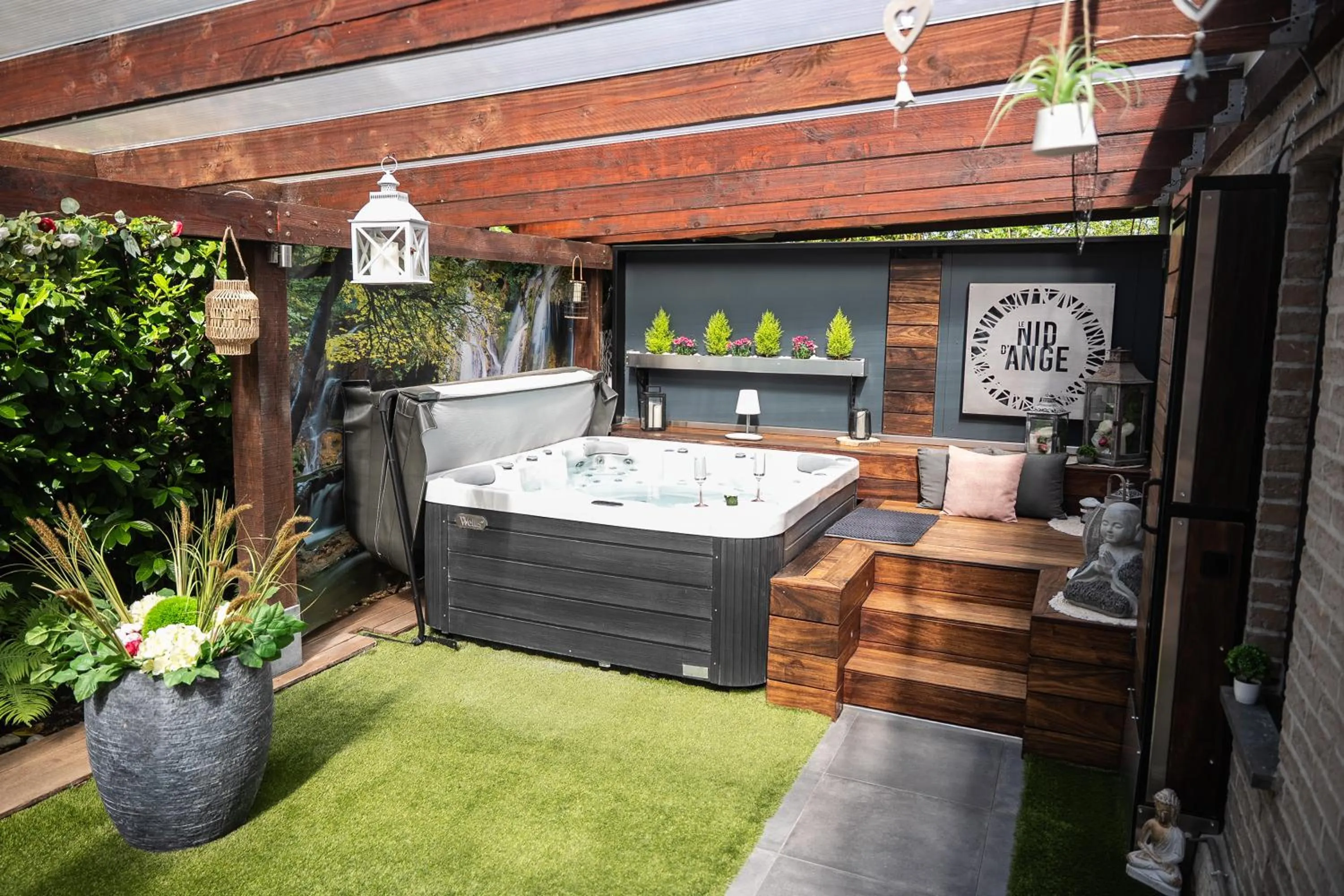 Spa and wellness centre/facilities in Le Nid d'Ange