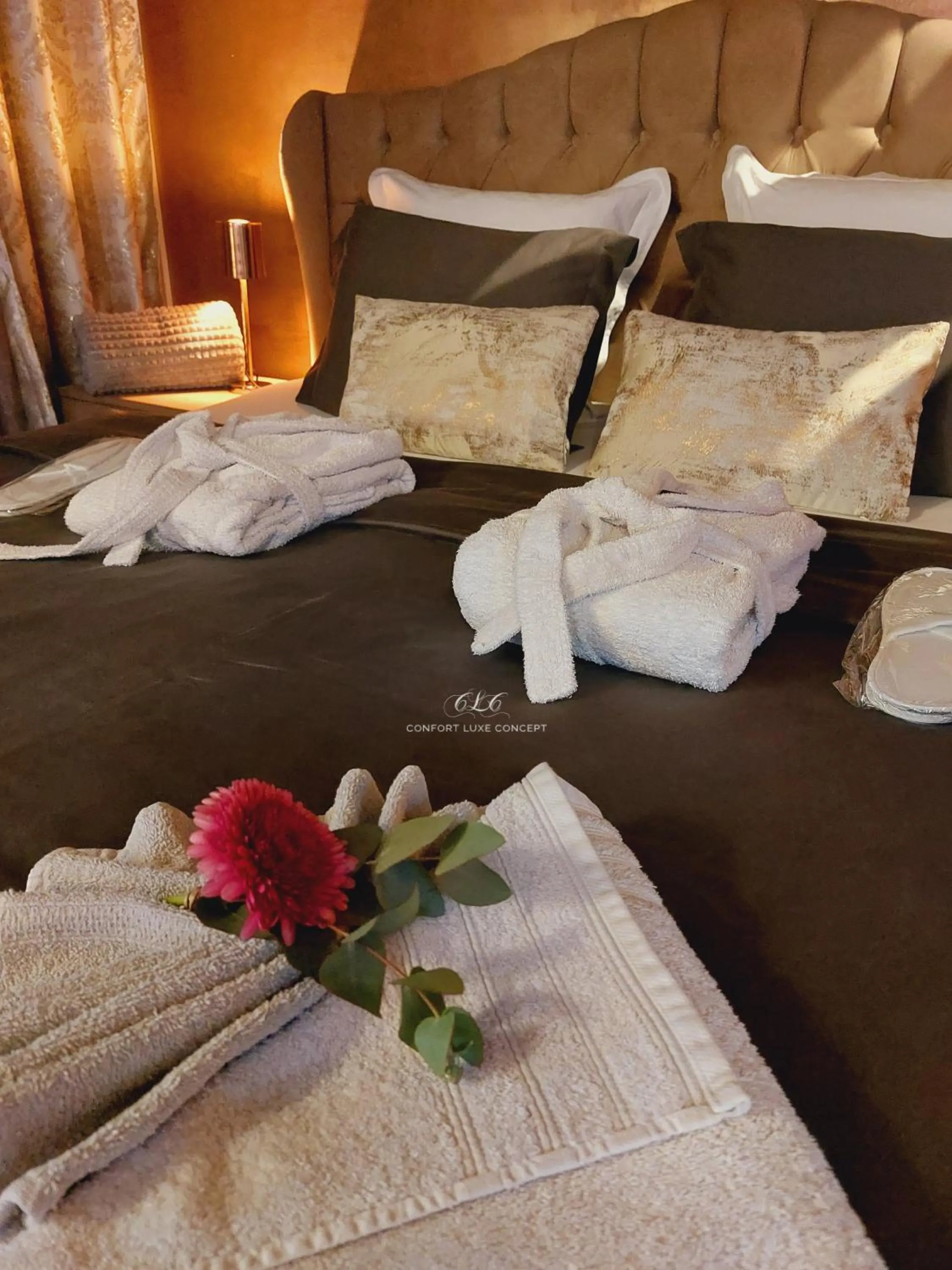 Bed in Le Nid d'Ange