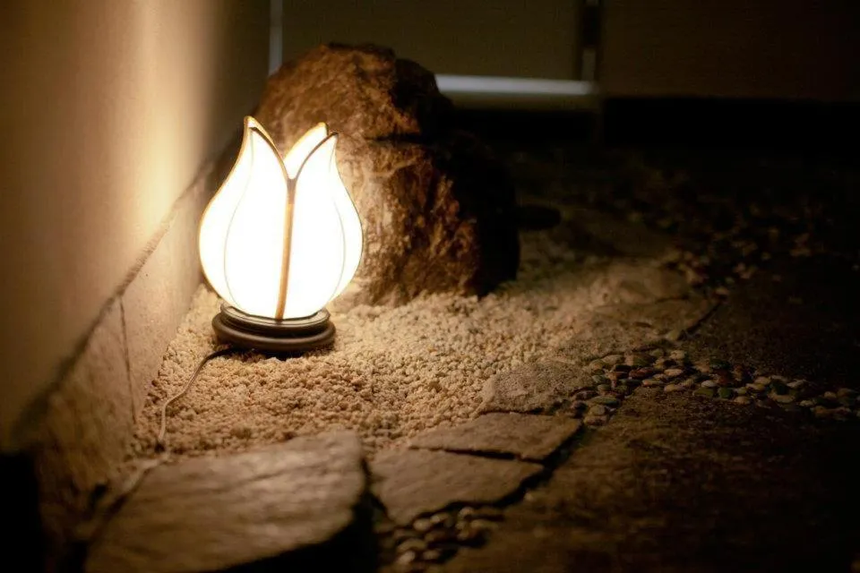 Decorative detail in Shin Okubo Sekitei