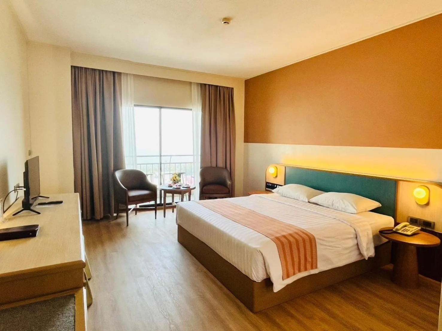 Bed in Asia Cha-am Hotel