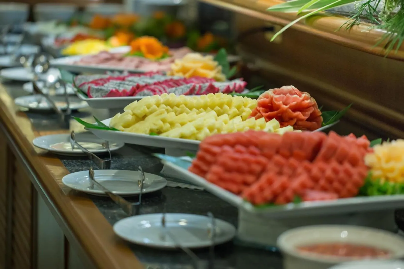 Buffet breakfast in Asia Cha-am Hotel