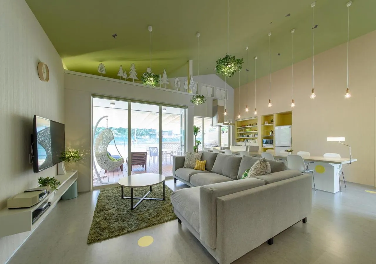 Living room in Holiday House Green Garden