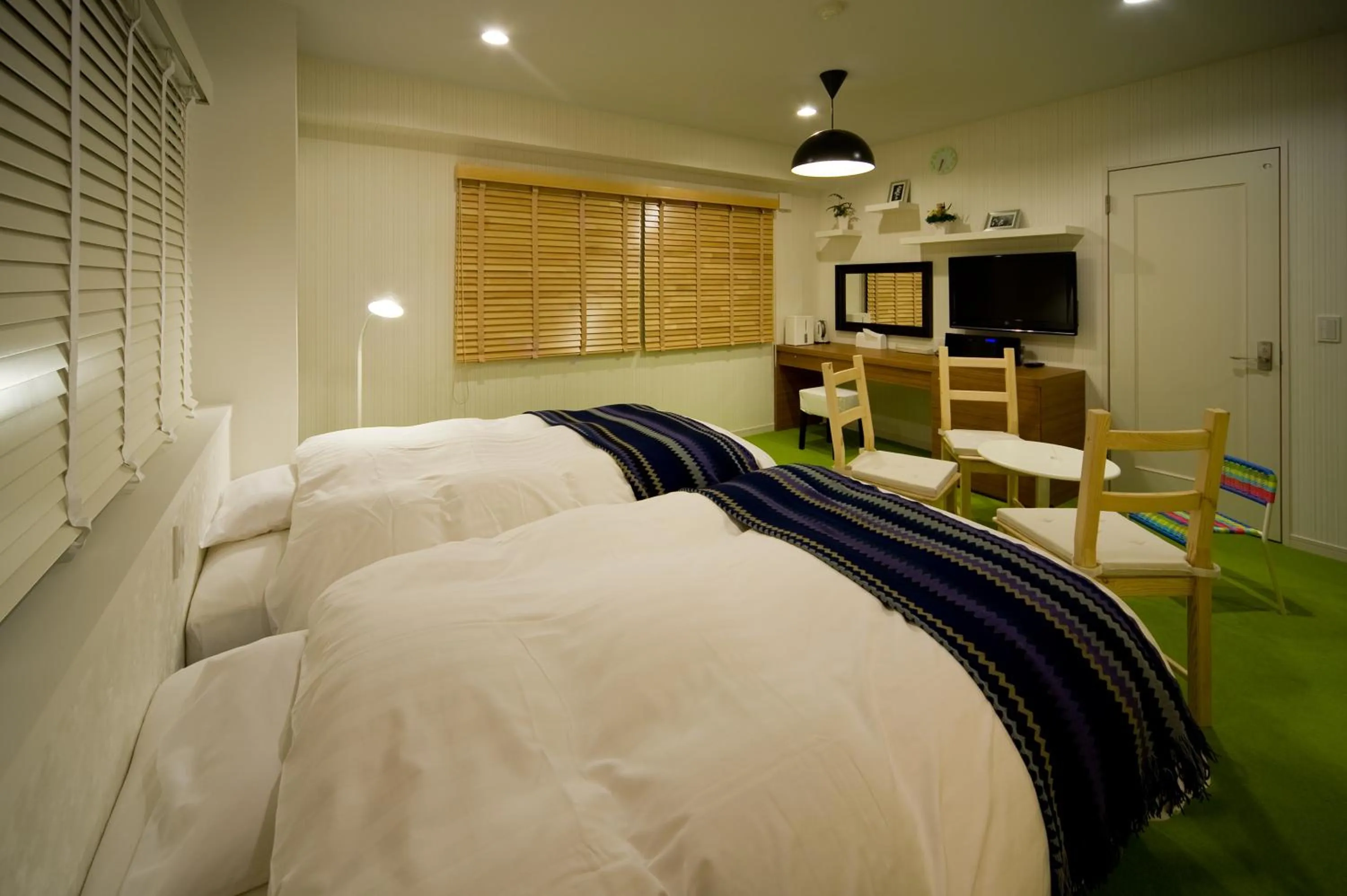 Bed in Holiday House Green Garden