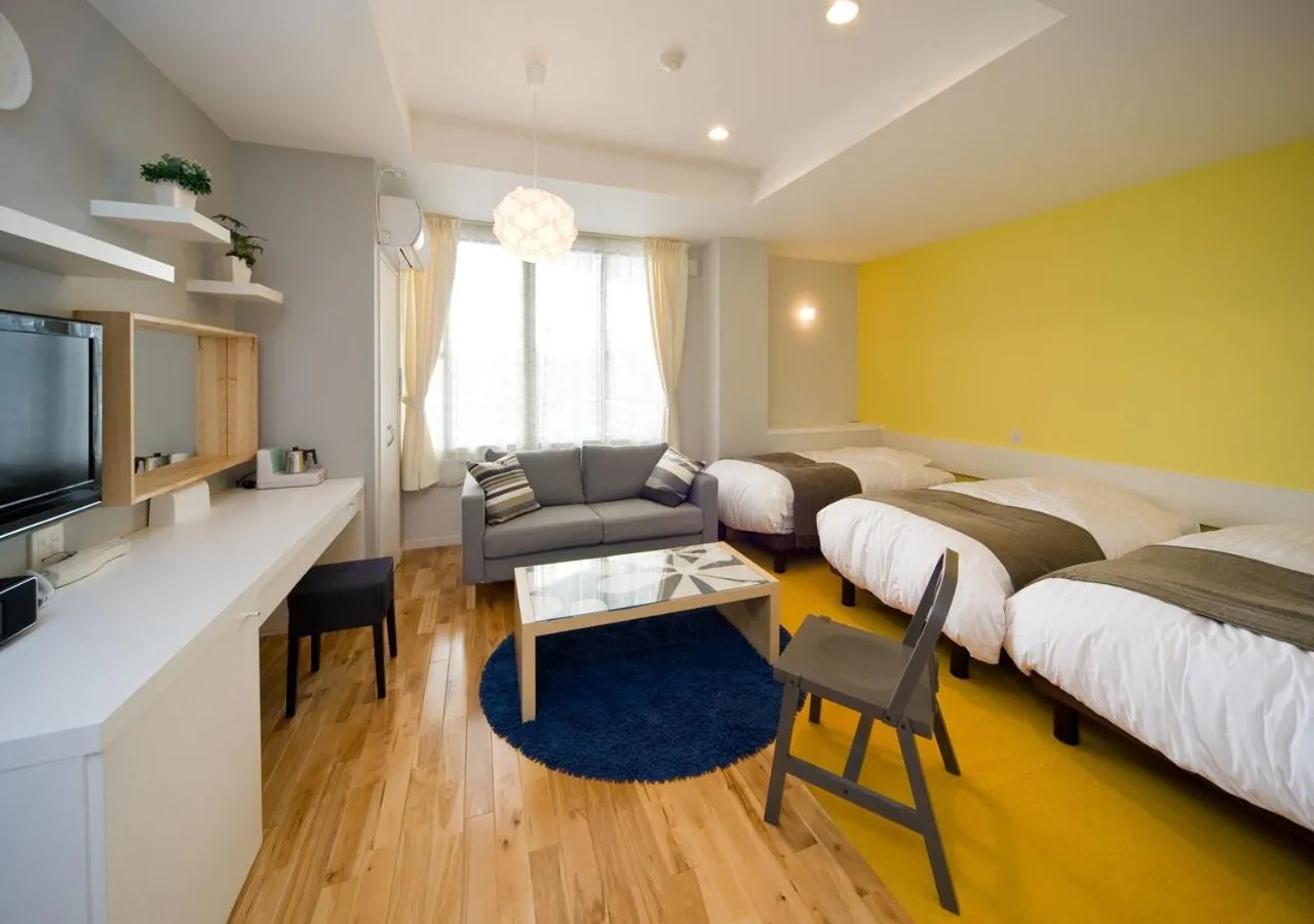 Living room, Bed in Holiday House Green Garden