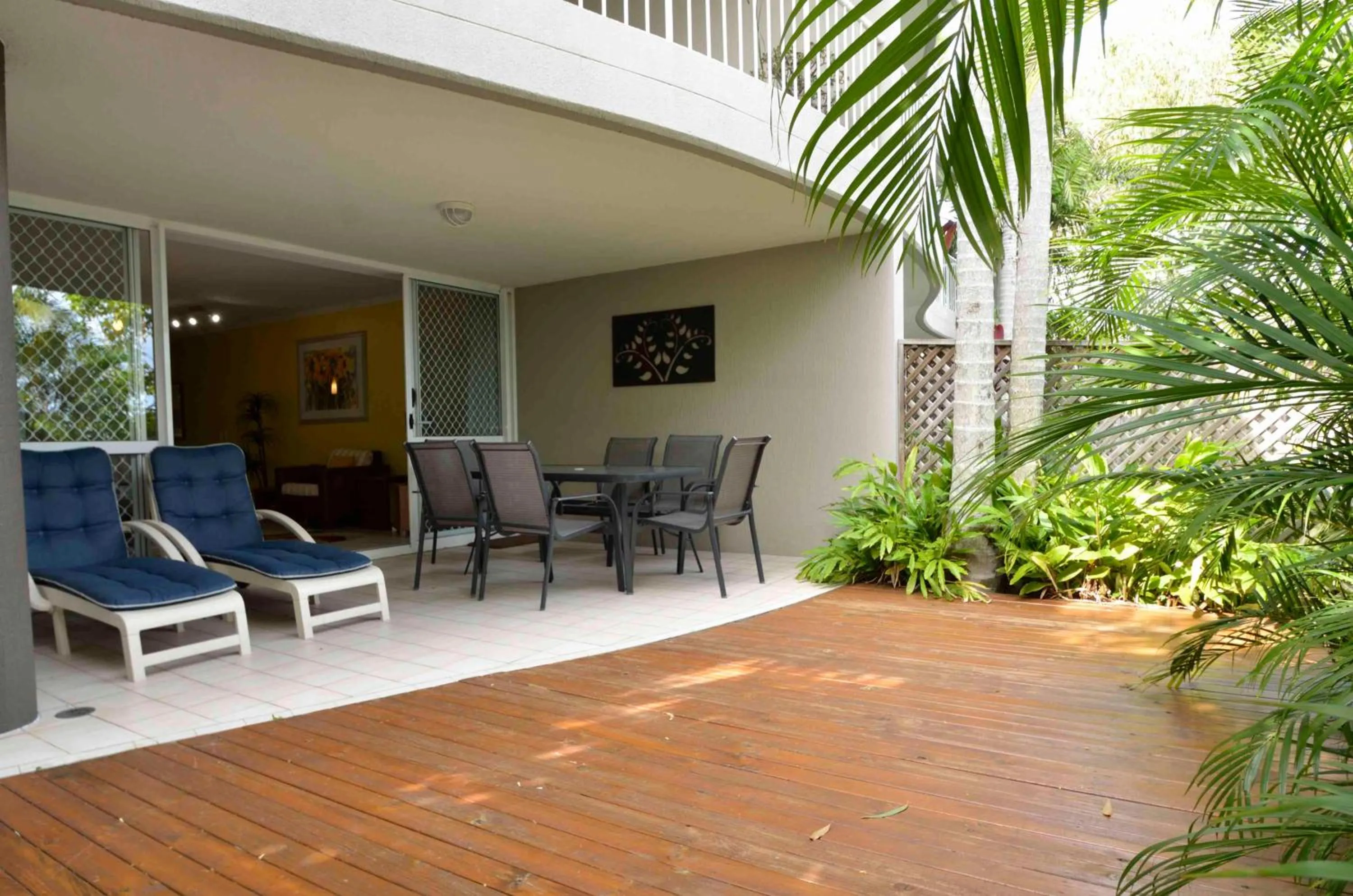 Patio in Noosa Hill Resort