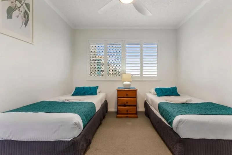 Bed in San Marino by the Sea Apartments