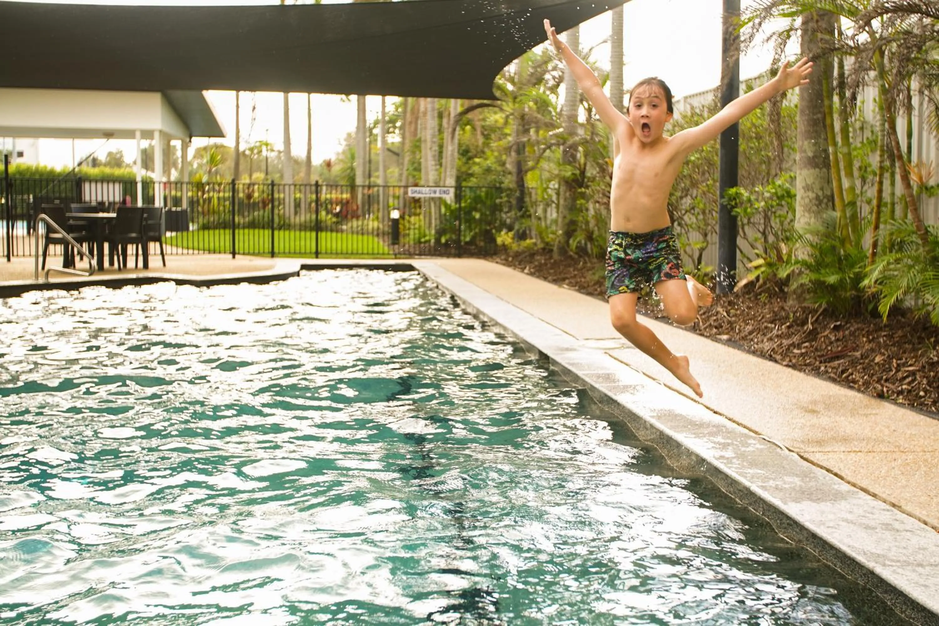 Swimming pool in San Marino by the Sea Apartments