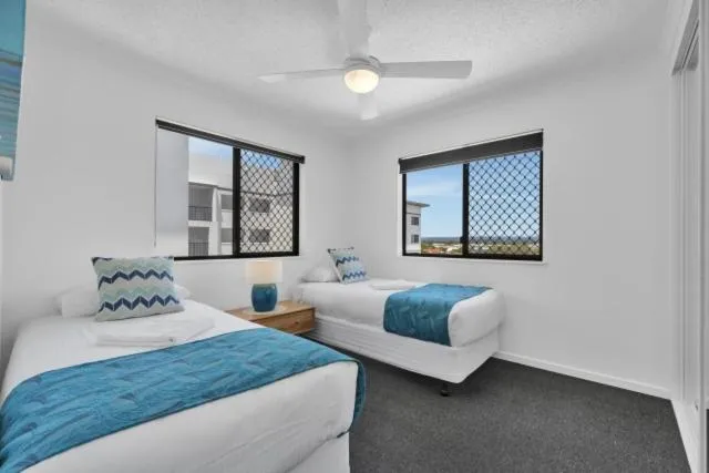 Bed in San Marino by the Sea Apartments