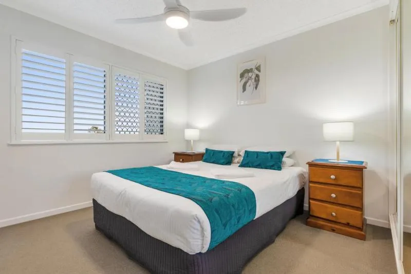 Bed in San Marino by the Sea Apartments