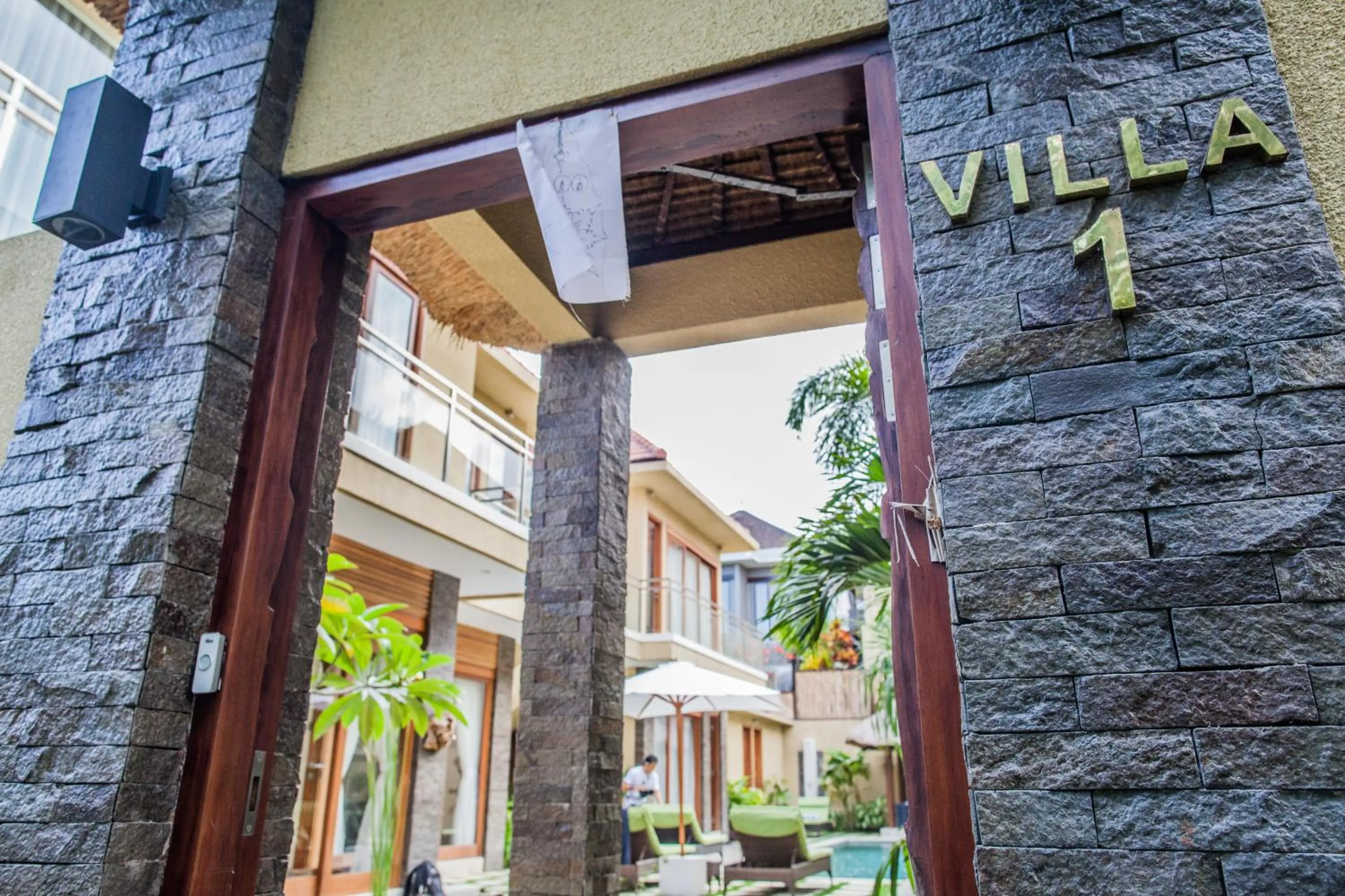 Facade/entrance in O Villas Seminyak - 2026 Earlybirds ON SALE!
