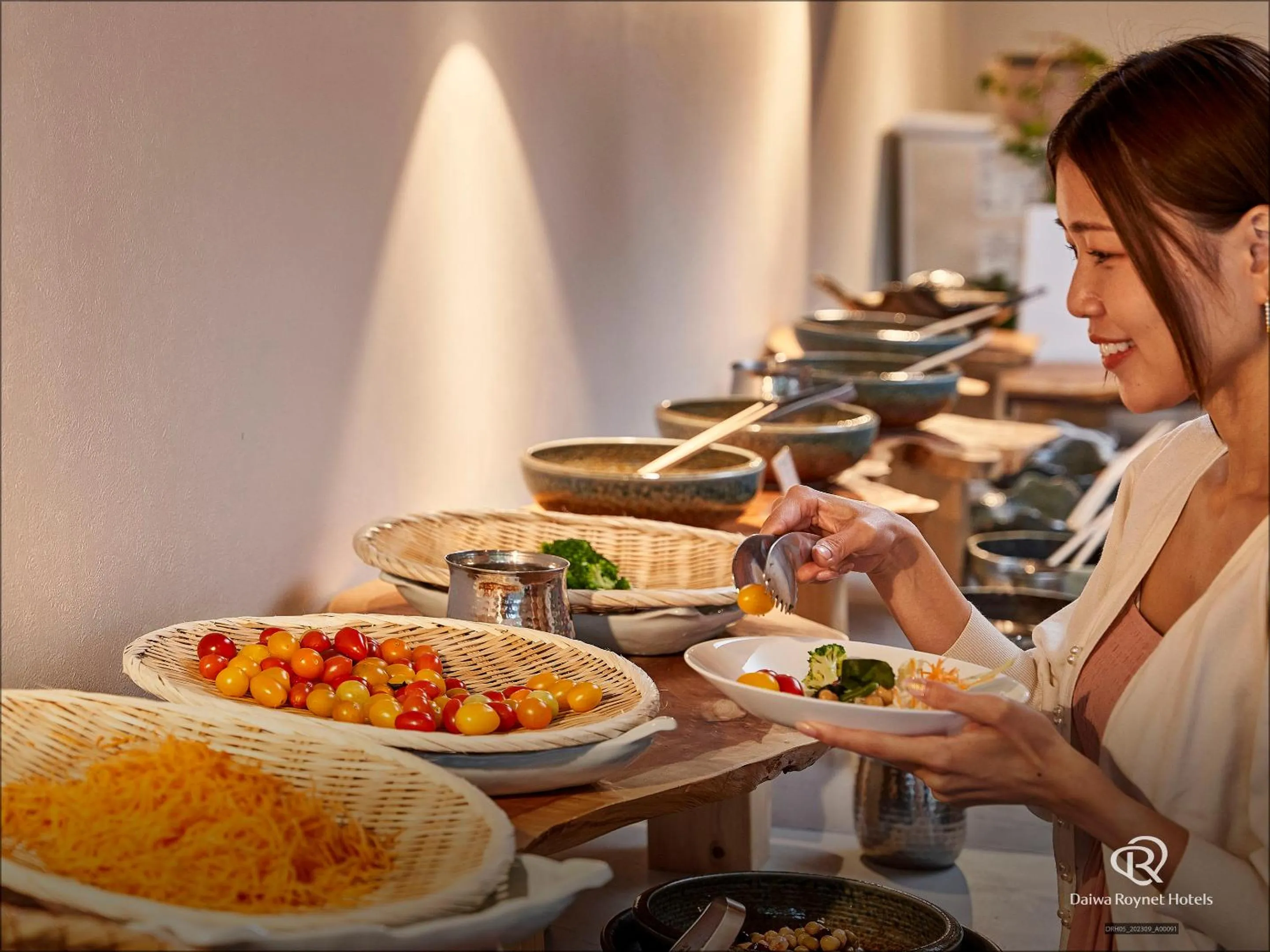 Buffet breakfast in Daiwa Roynet Hotel Kyoto Shijo Karasuma