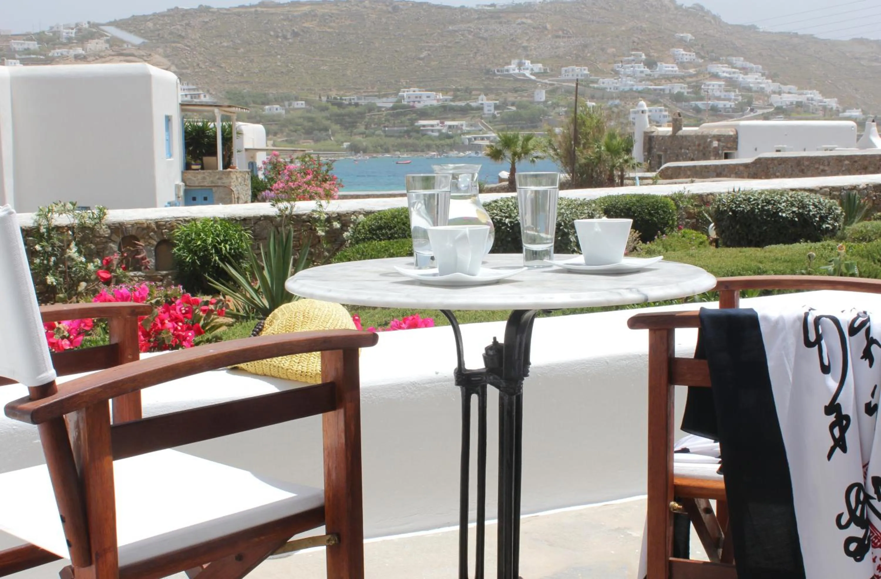 Balcony/Terrace in Erato Hotel Mykonos