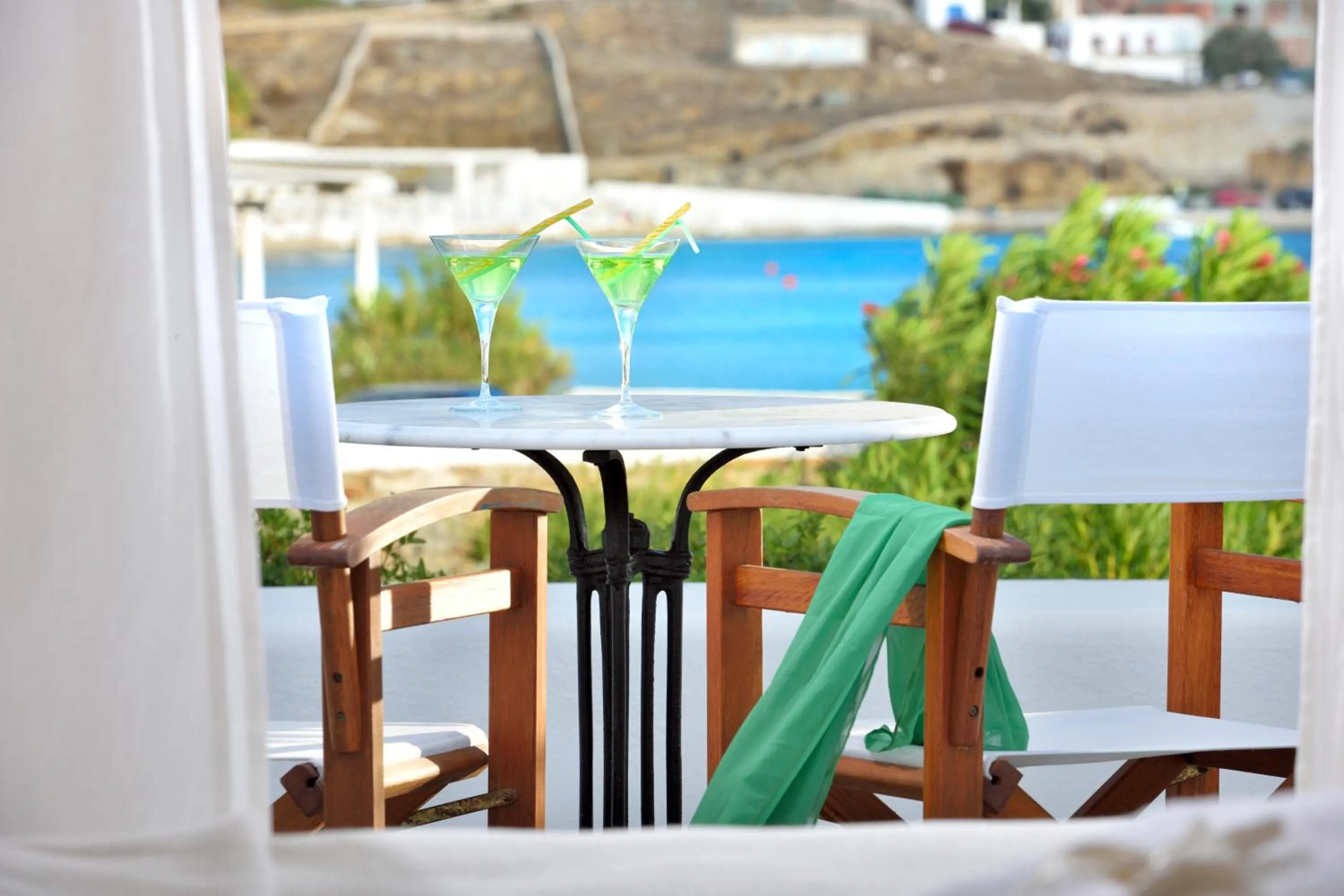 Balcony/Terrace in Erato Hotel Mykonos