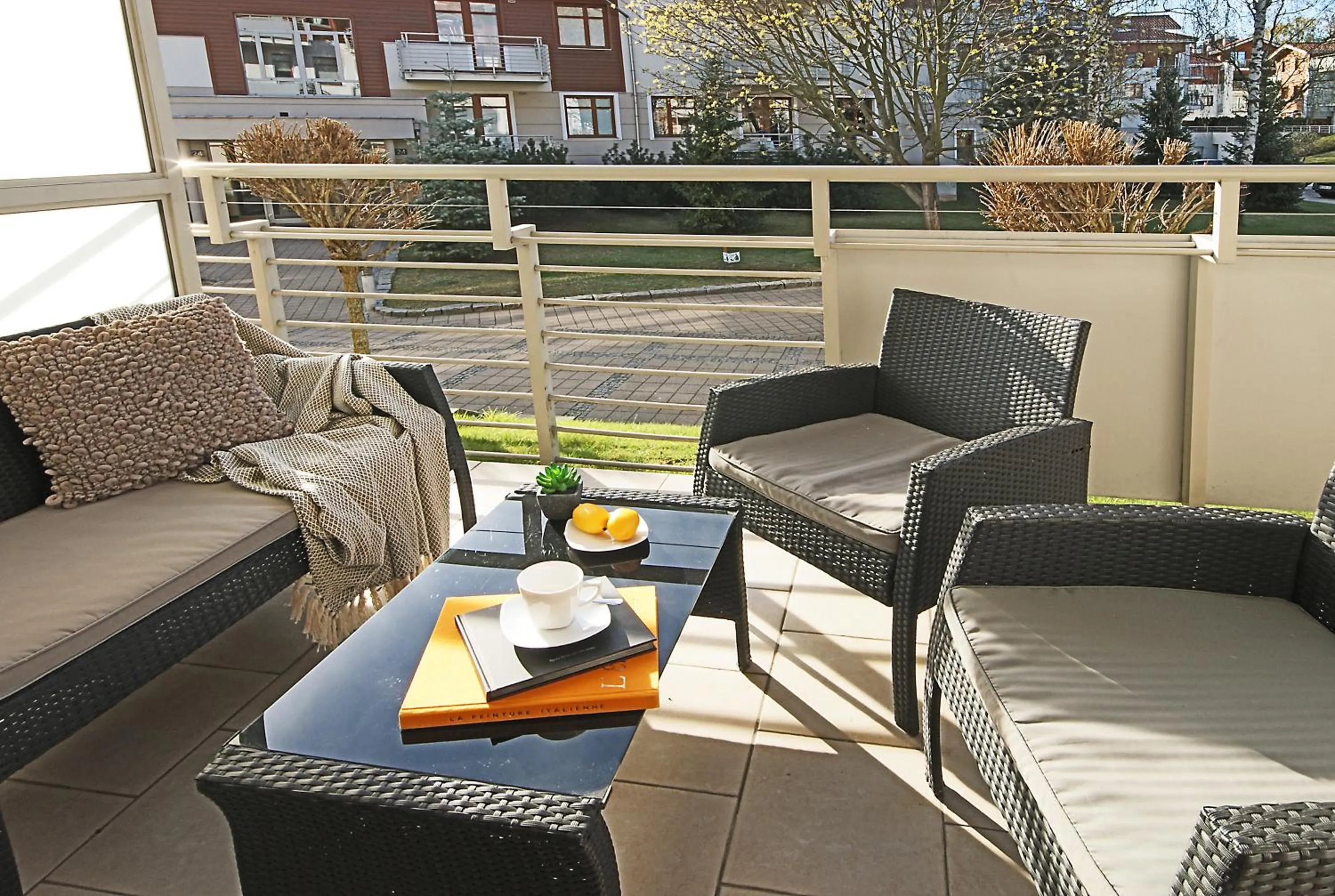 Patio in IRS ROYAL APARTMENTS Apartamenty IRS Neptun Park