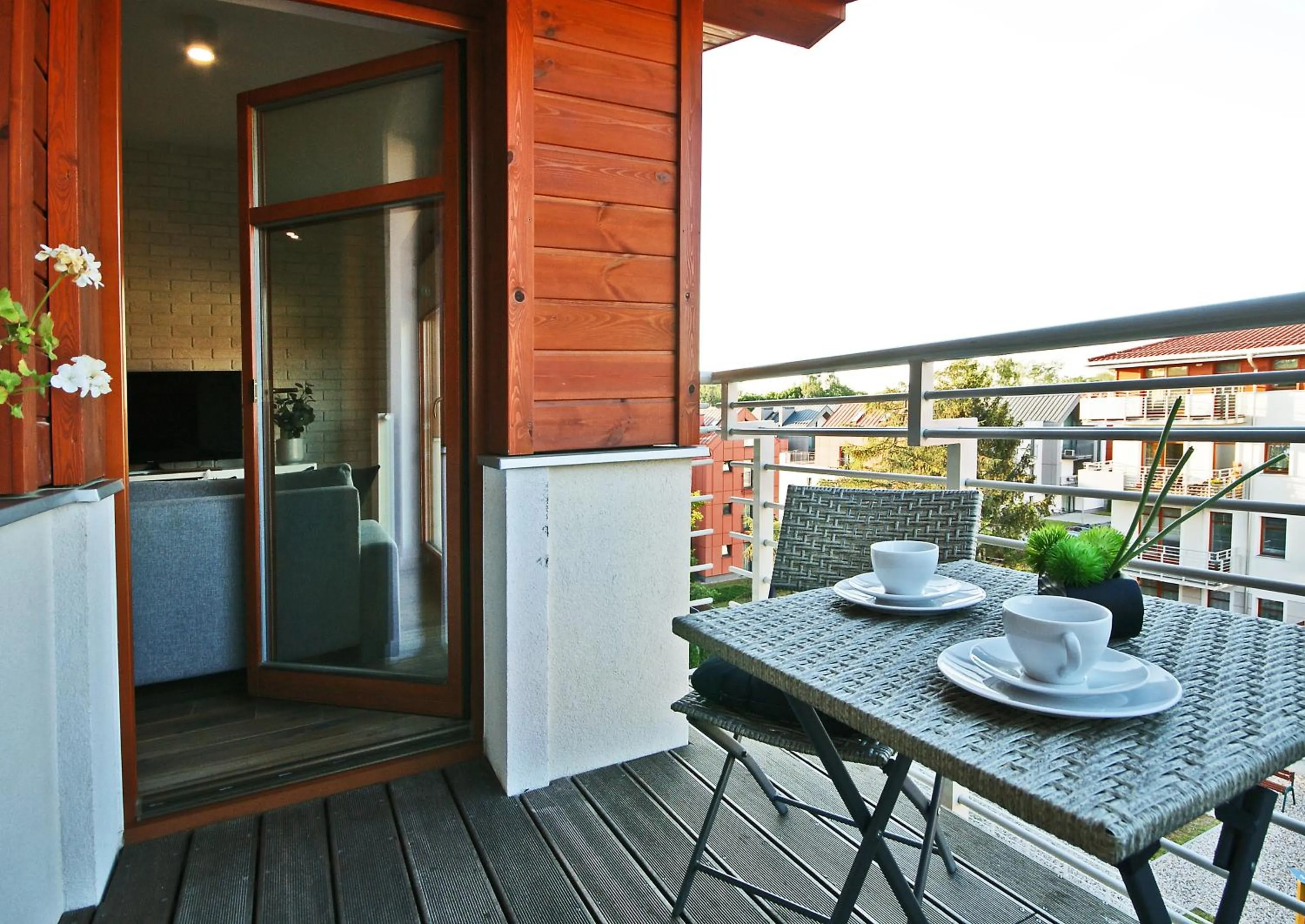 Patio in IRS ROYAL APARTMENTS Apartamenty IRS Neptun Park