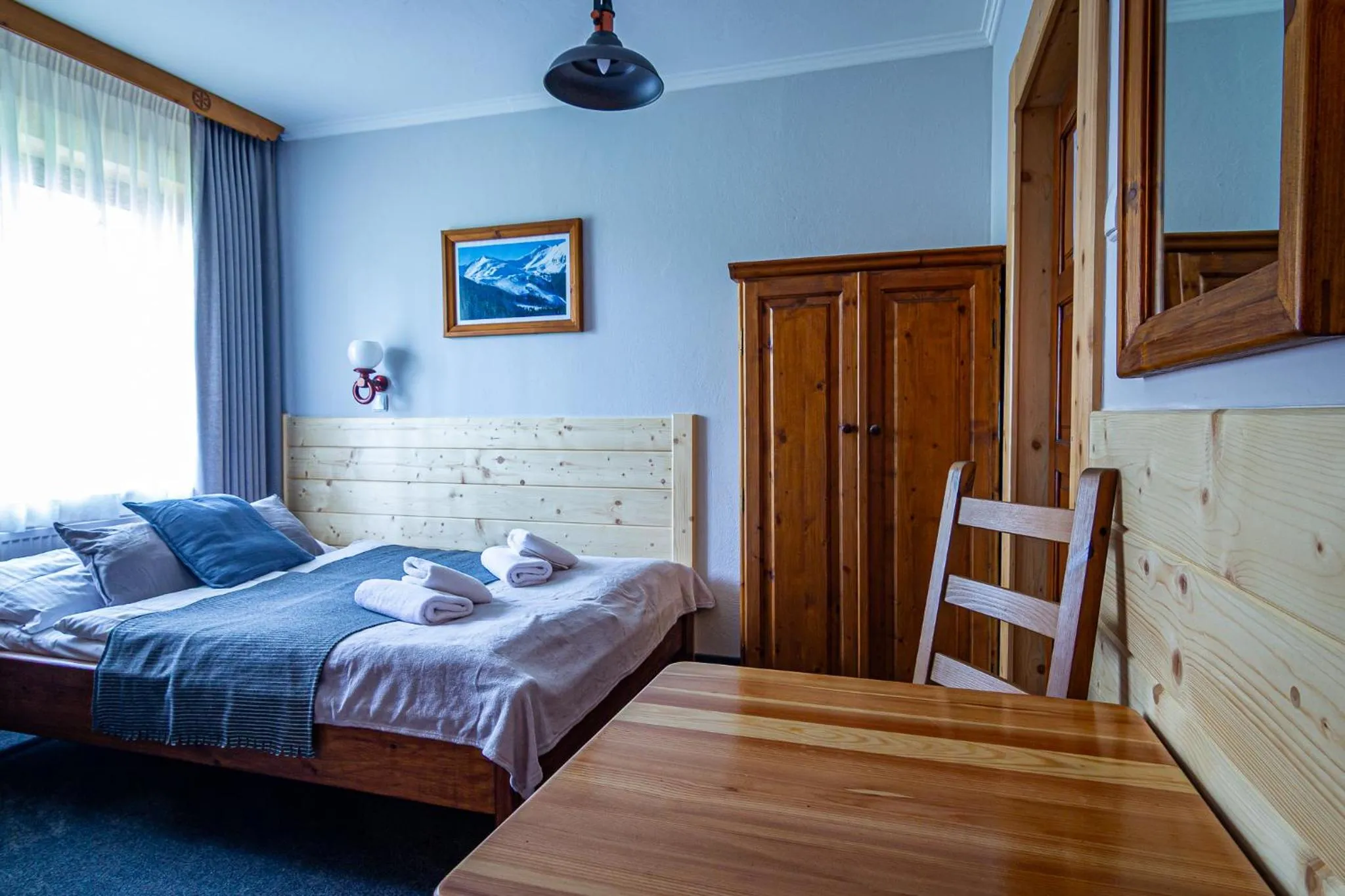 Bathroom, Bed in Aparthotel Pod Nosalem