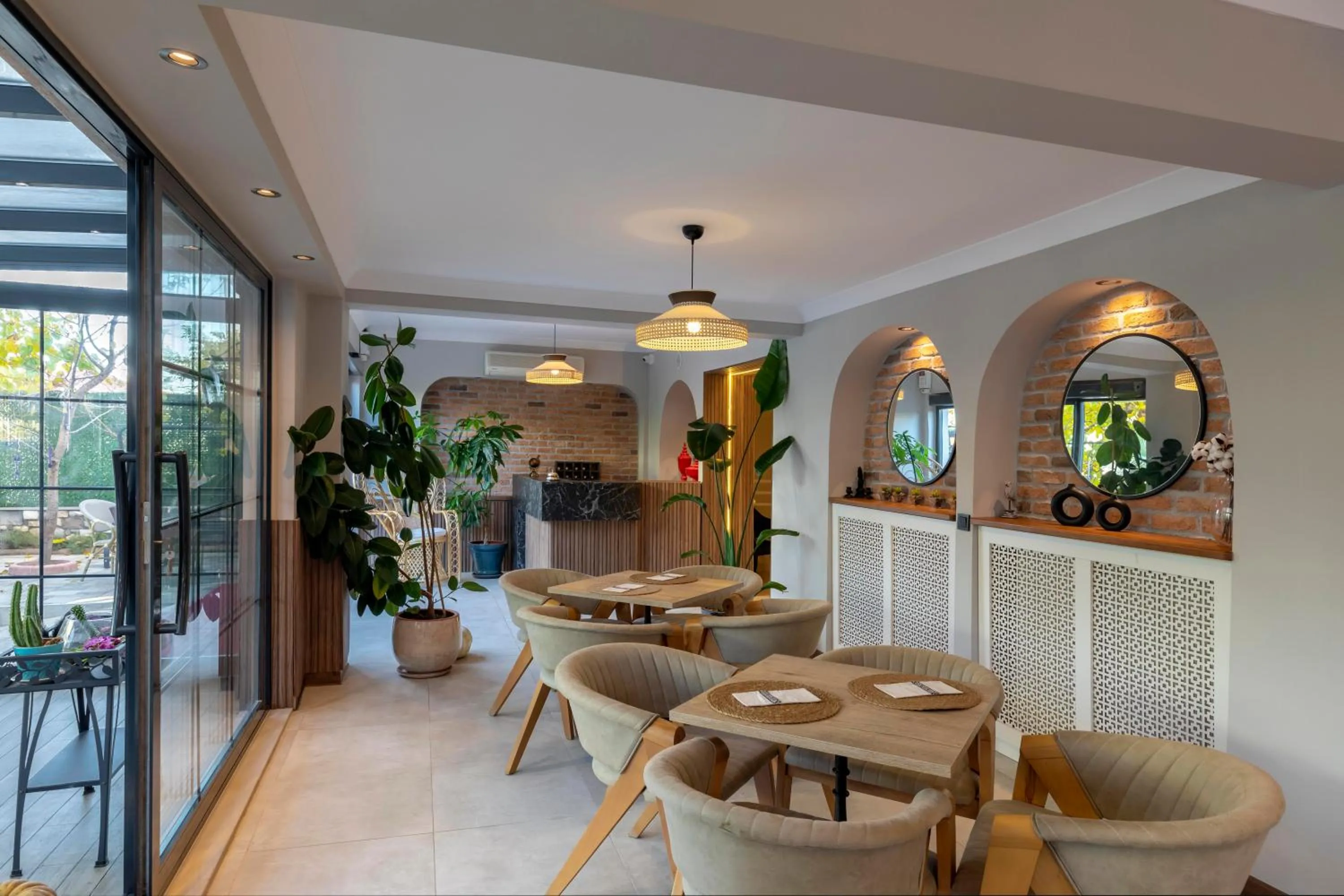 Seating area in Lagun Palas