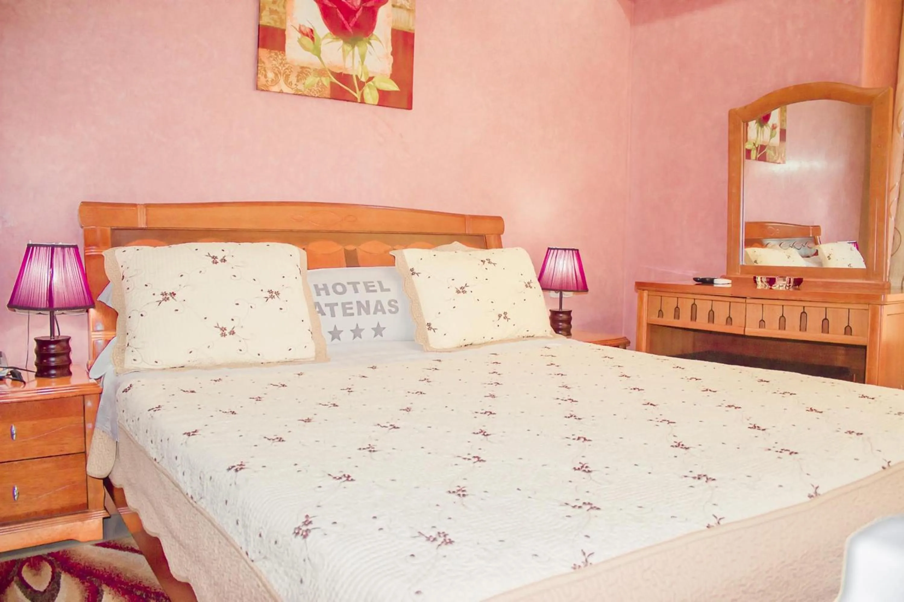 Photo of the whole room, Bed in Hôtel Atenas