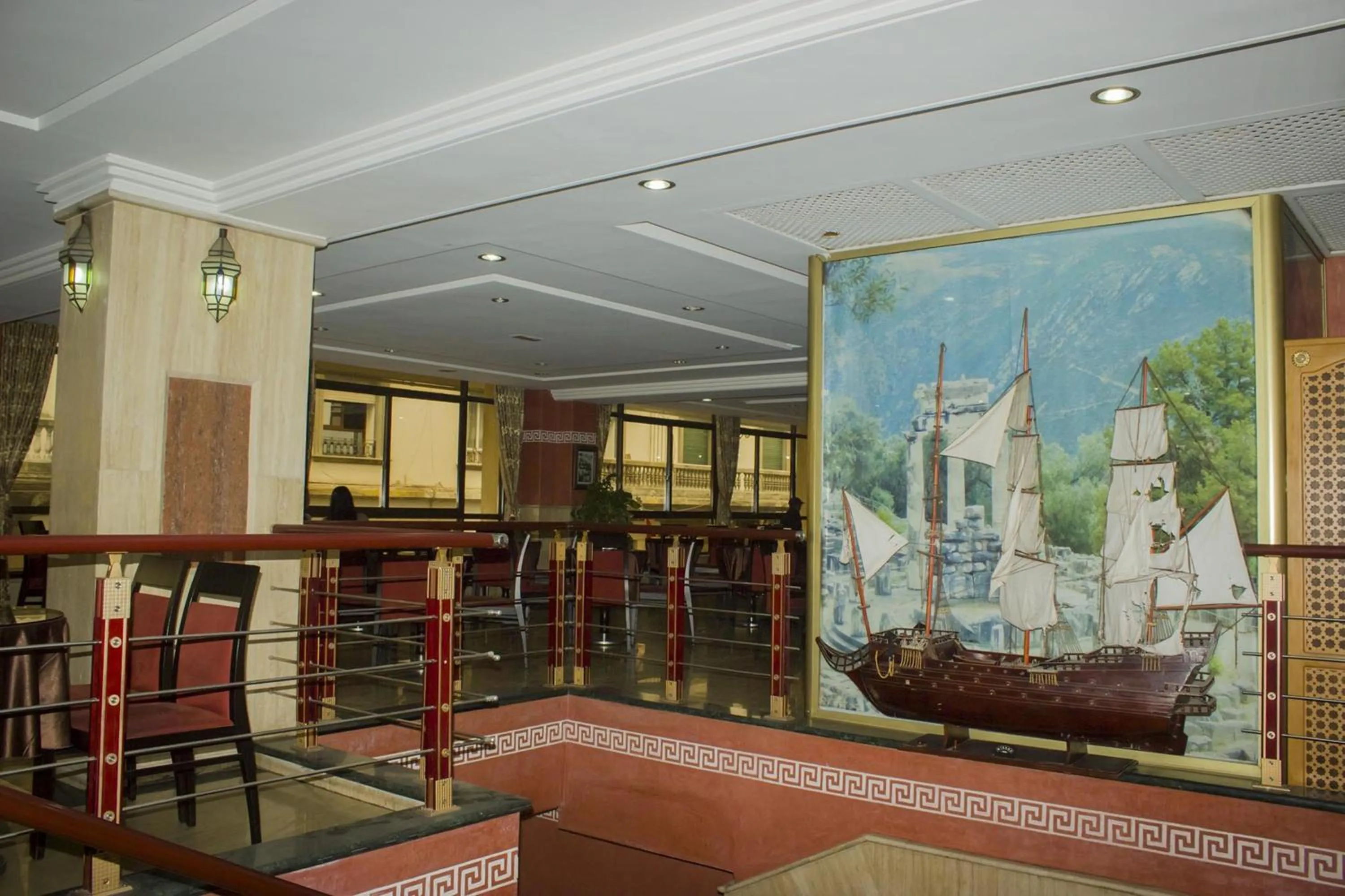 Decorative detail in Hôtel Atenas