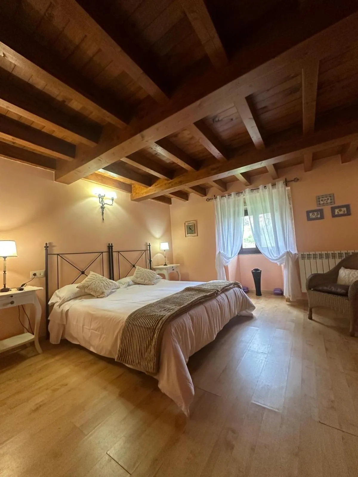Bed in Casa Rural Anxeliña