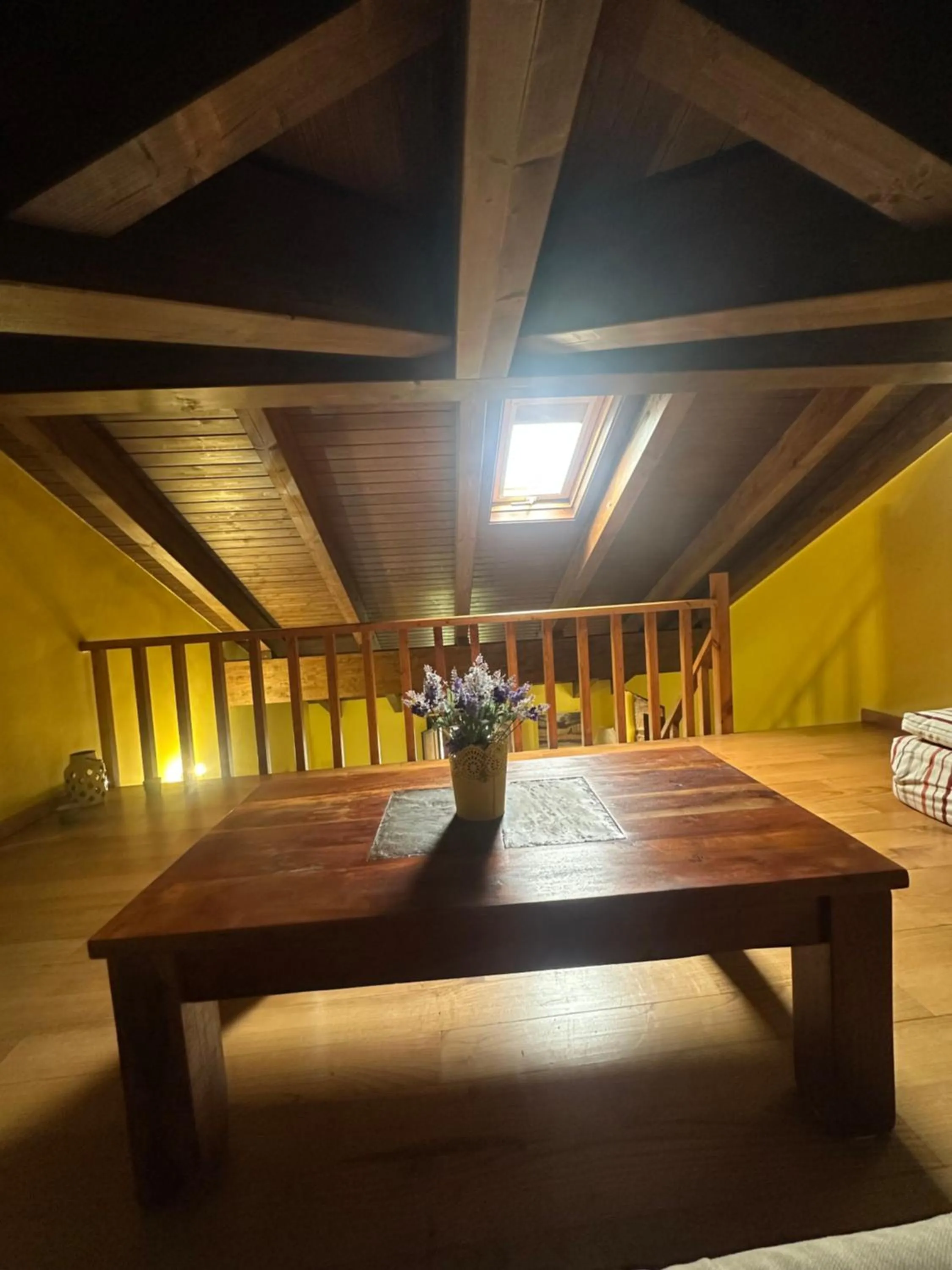 Living room in Casa Rural Anxeliña