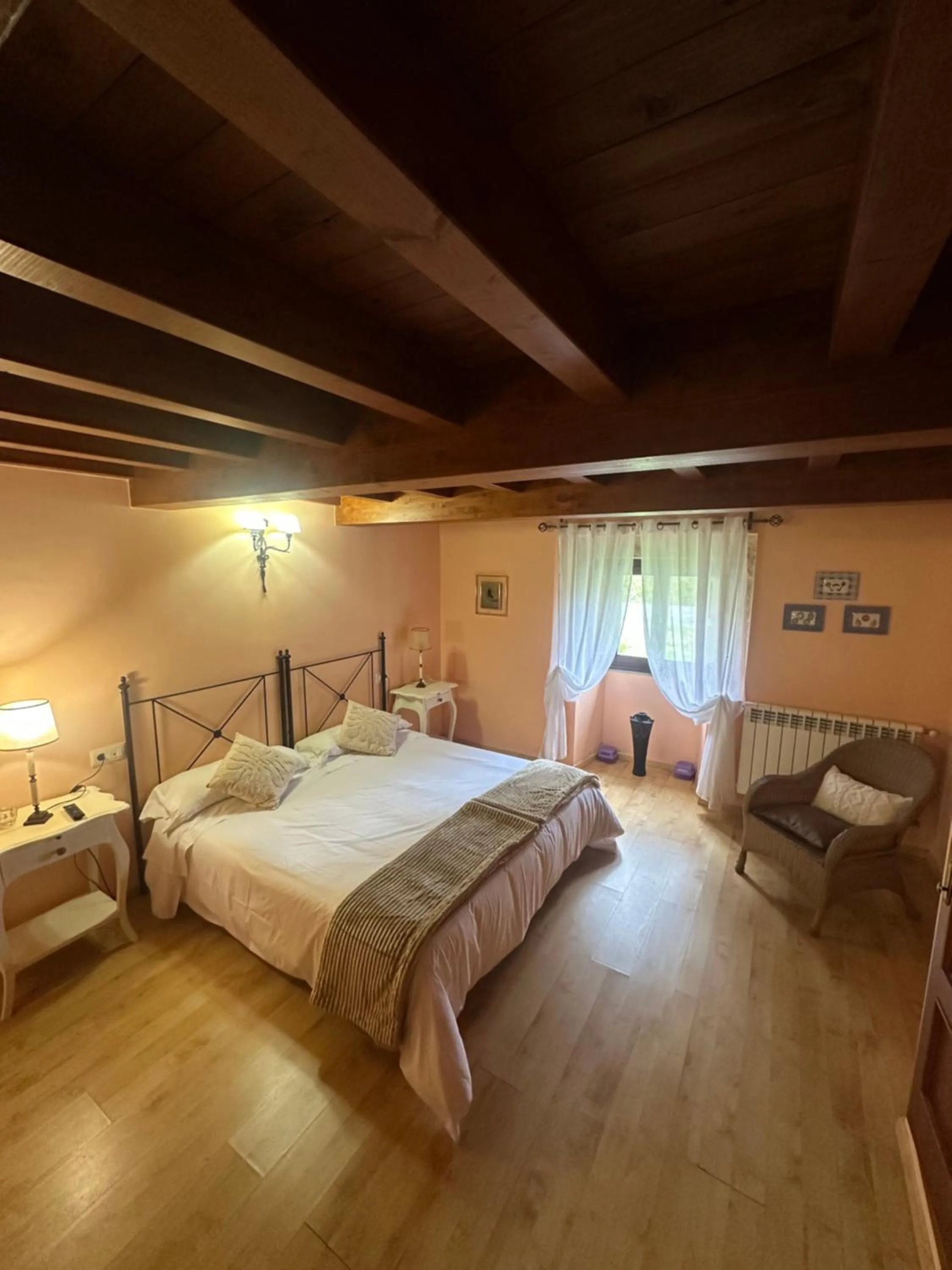 Bed in Casa Rural Anxeliña