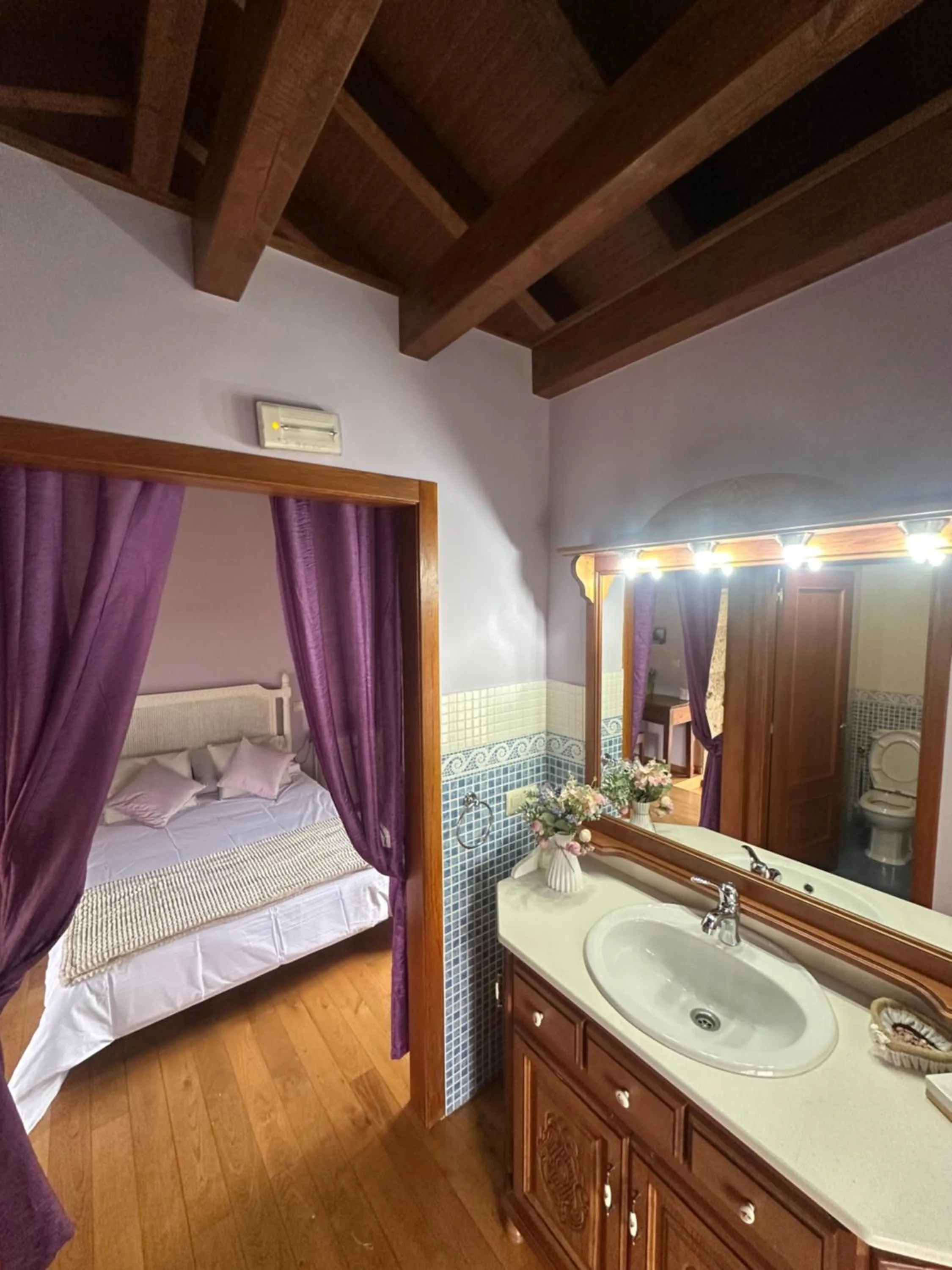 Bed in Casa Rural Anxeliña