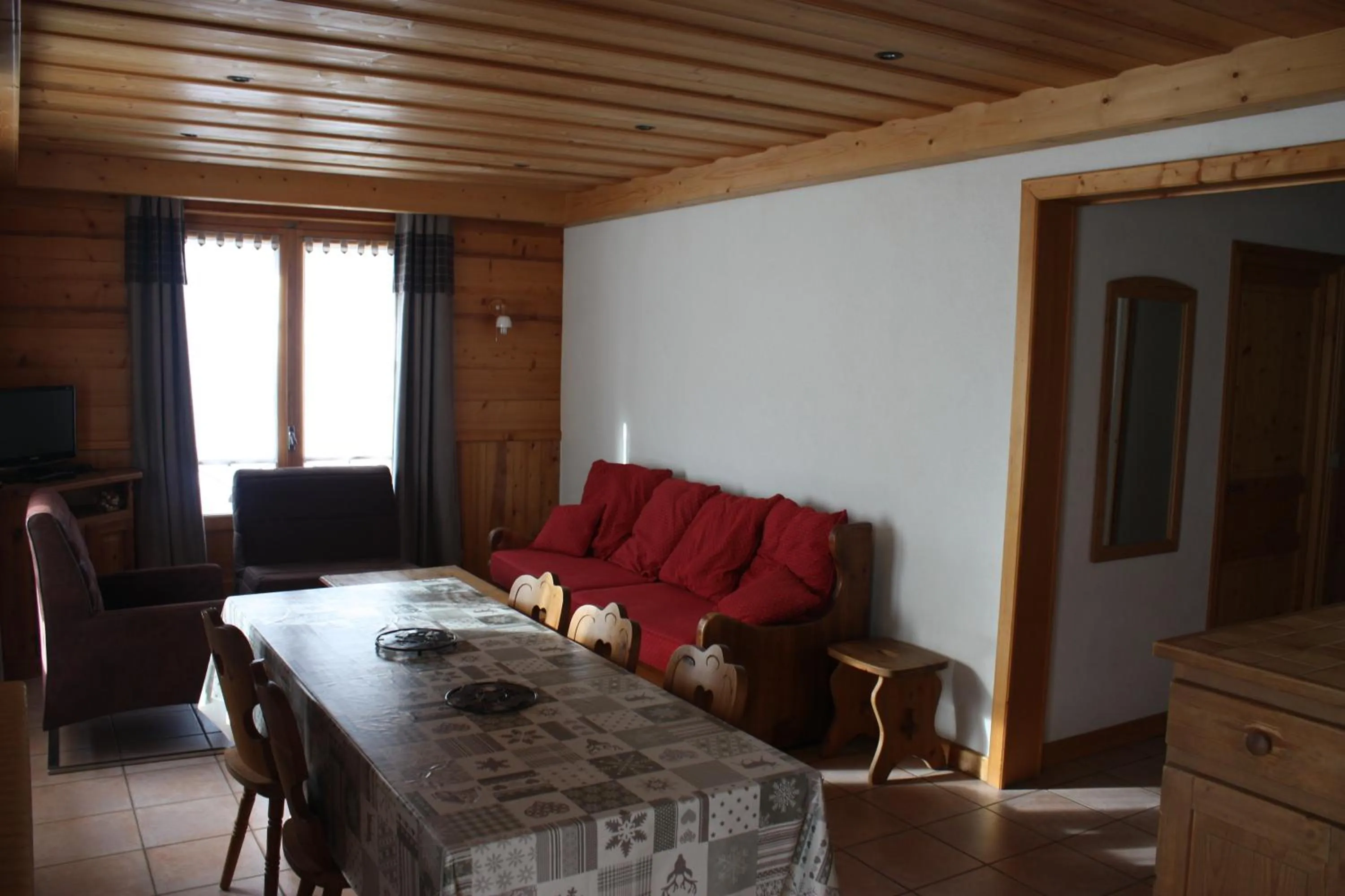Living room in Résidence Chalet des Granges