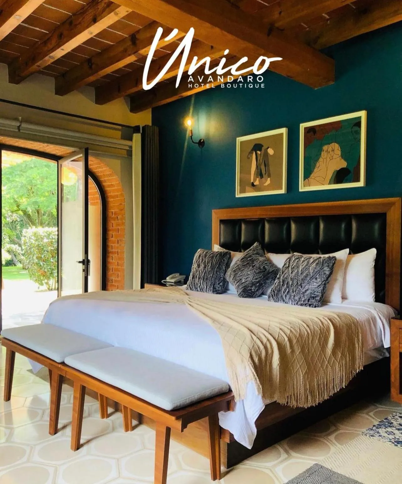 Bed in Hotel Boutique Unico Avandaro