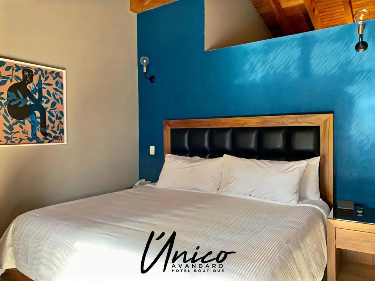 Bedroom, Bed in Hotel Boutique Unico Avandaro