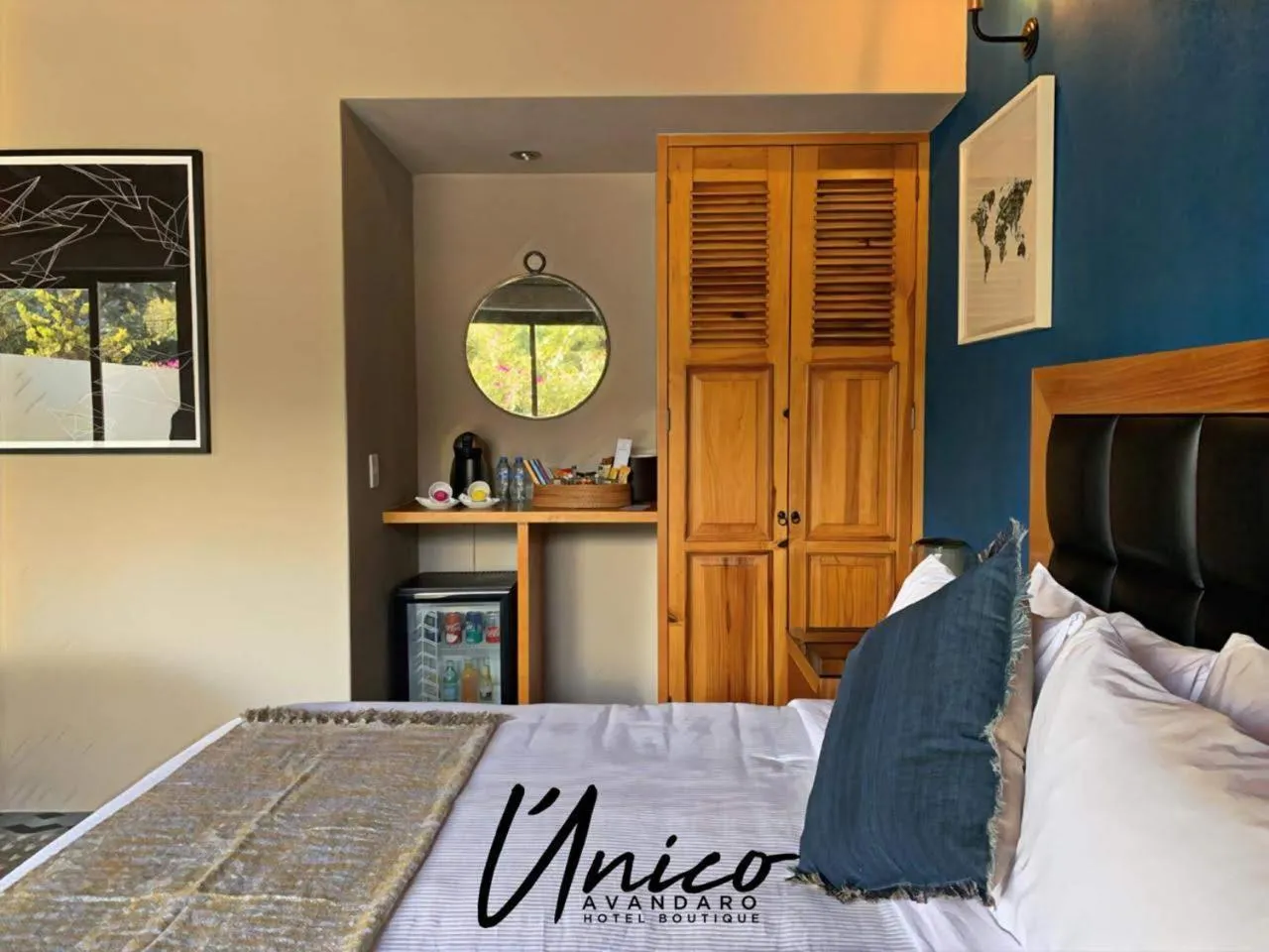 Bedroom, Bed in Hotel Boutique Unico Avandaro