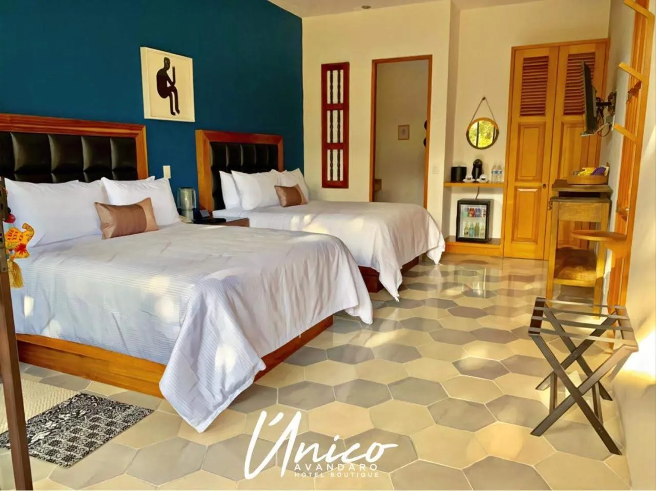 Photo of the whole room, Bed in Hotel Boutique Unico Avandaro