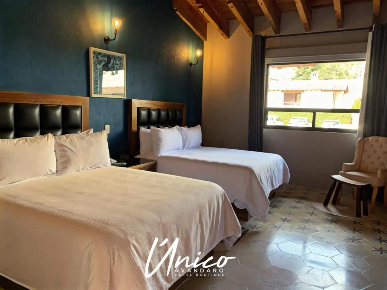 Photo of the whole room, Bed in Hotel Boutique Unico Avandaro