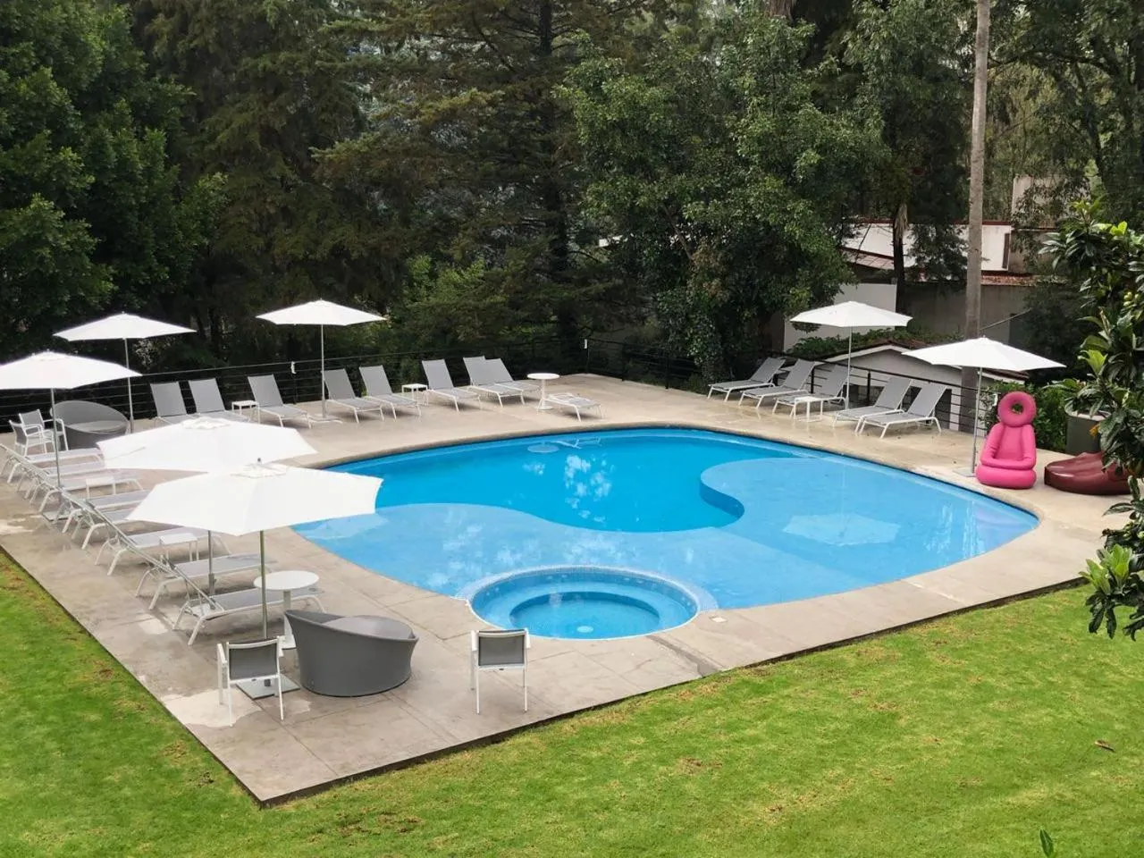 Patio in Hotel Boutique Unico Avandaro