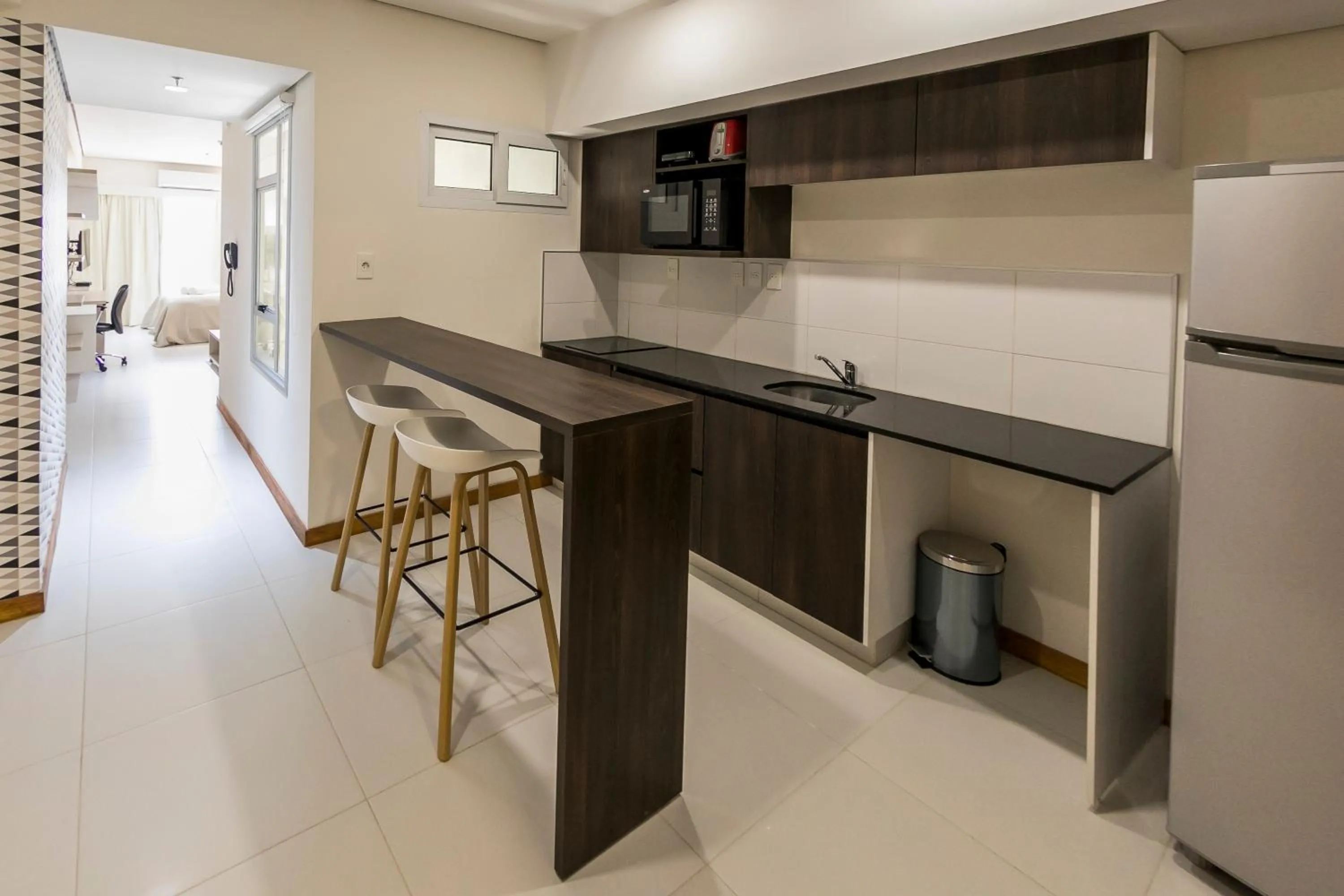 Kitchen or kitchenette in Asuncion Rent Suites Centro
