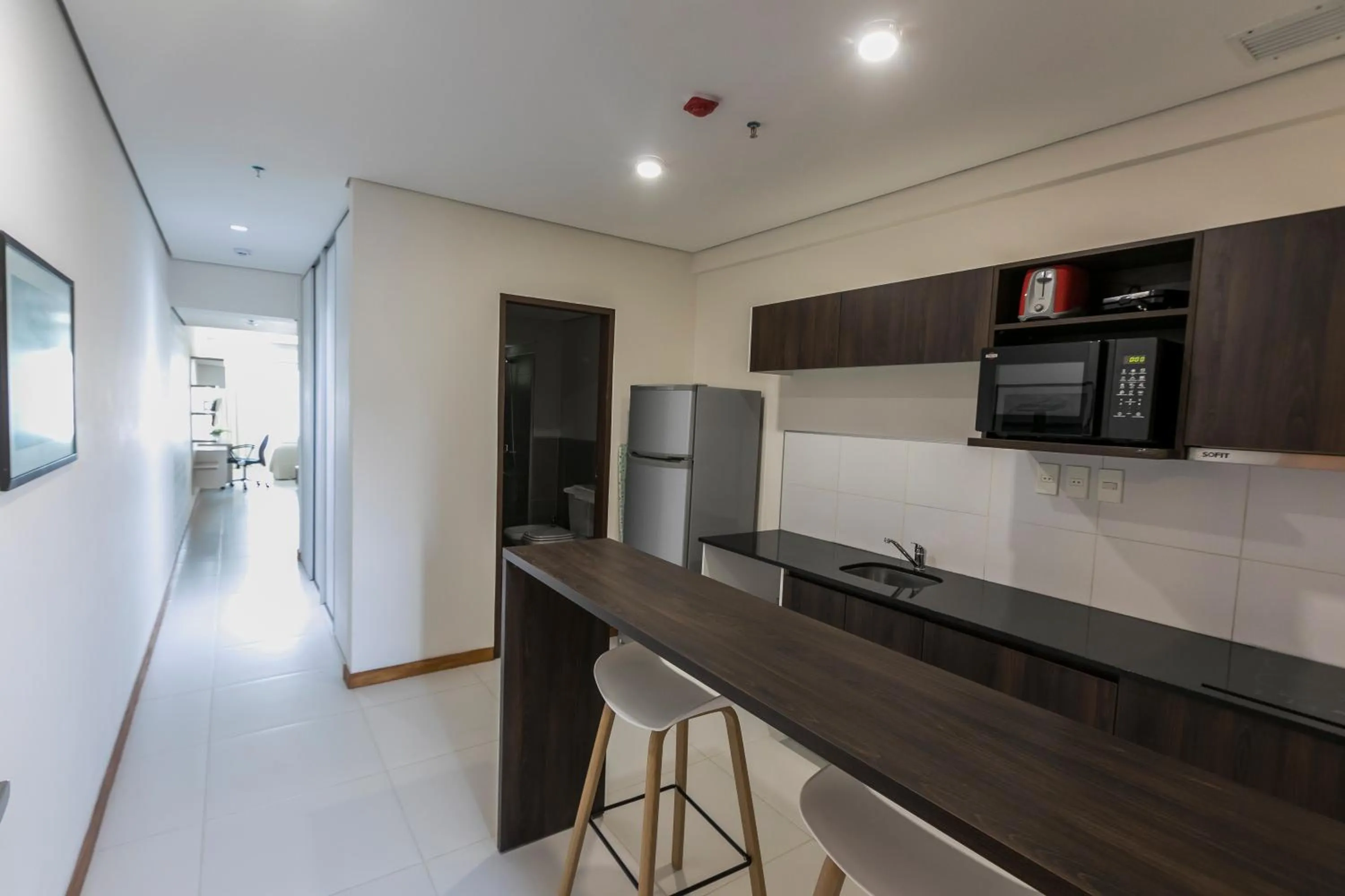 Kitchen or kitchenette in Asuncion Rent Suites Centro