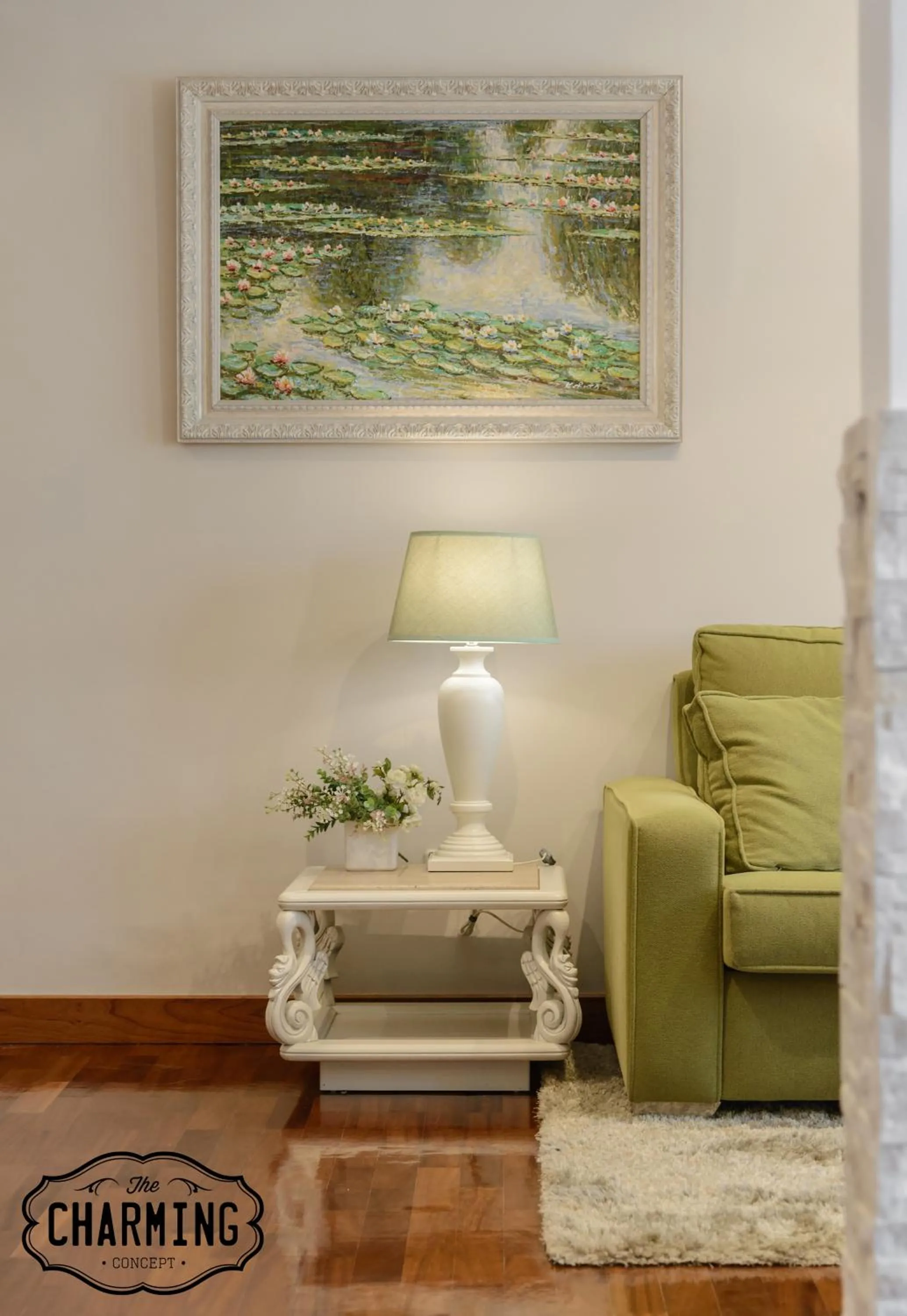 Living room in Argüelles - Apartamento acogedor para 4, AC