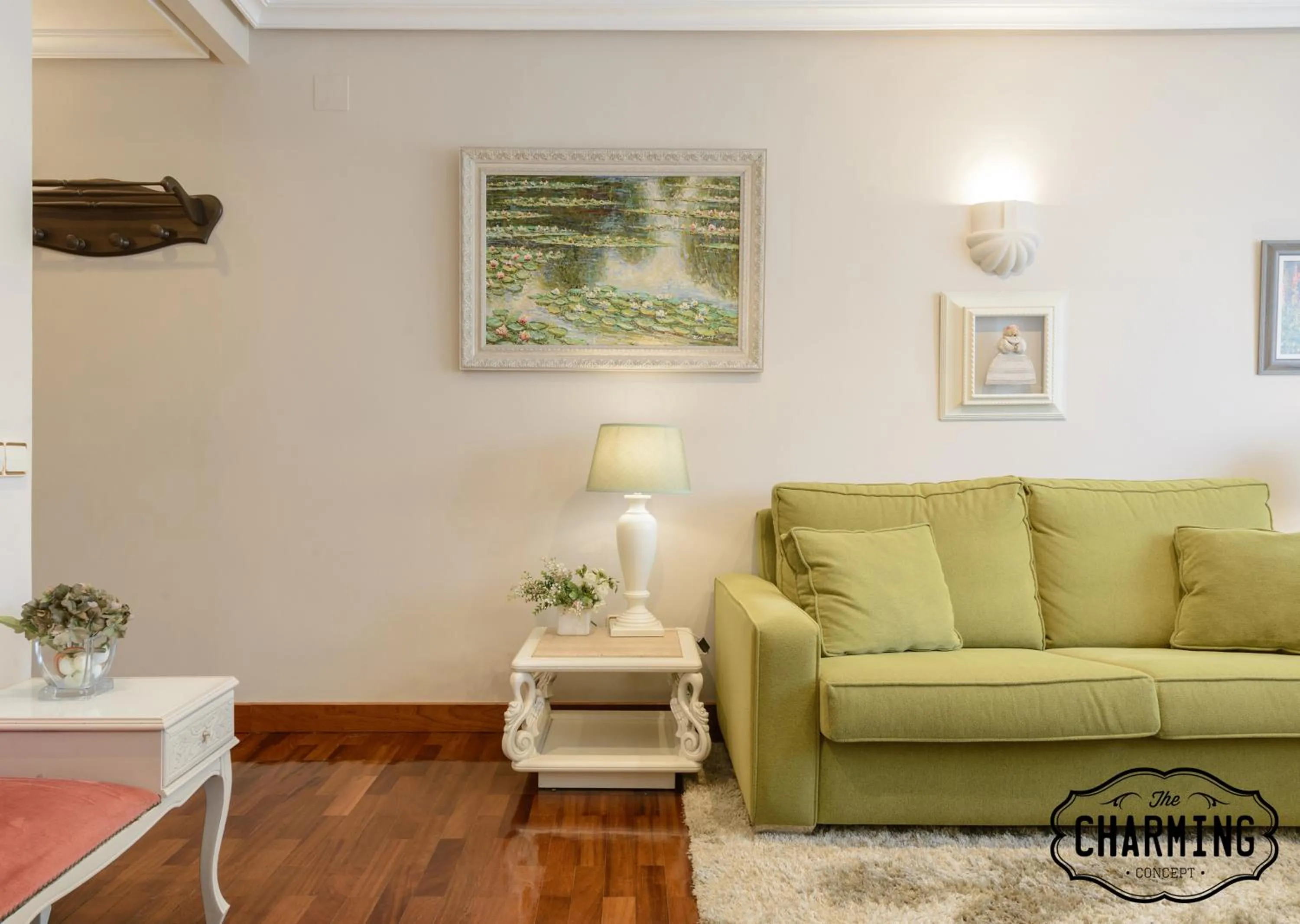 Living room in Argüelles - Apartamento acogedor para 4, AC