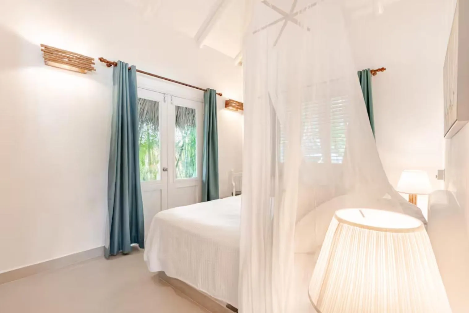 Bed in Caribbean Beach Villa Playa Bonita Las Terrenas