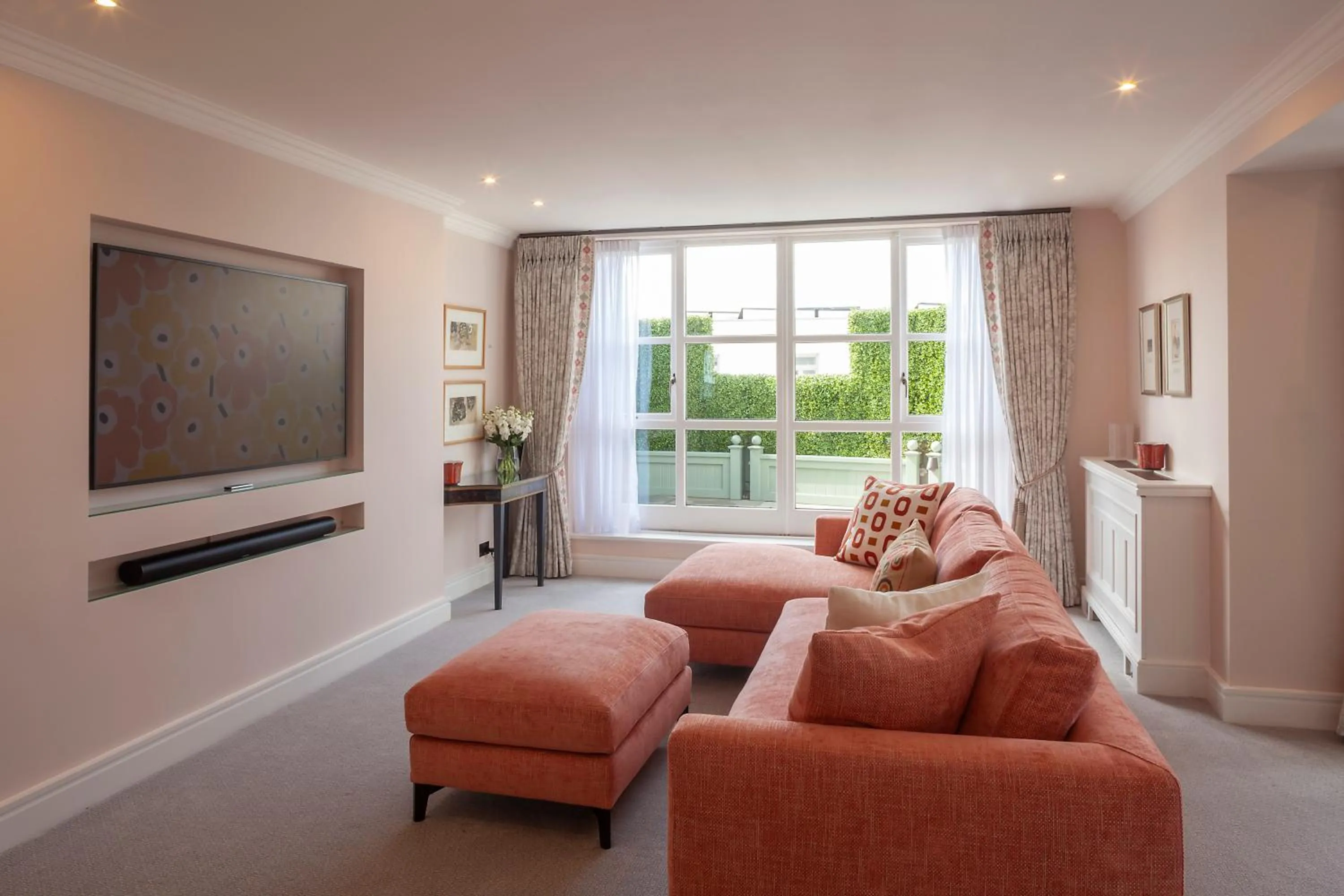 Seating area in The Merrion Hotel