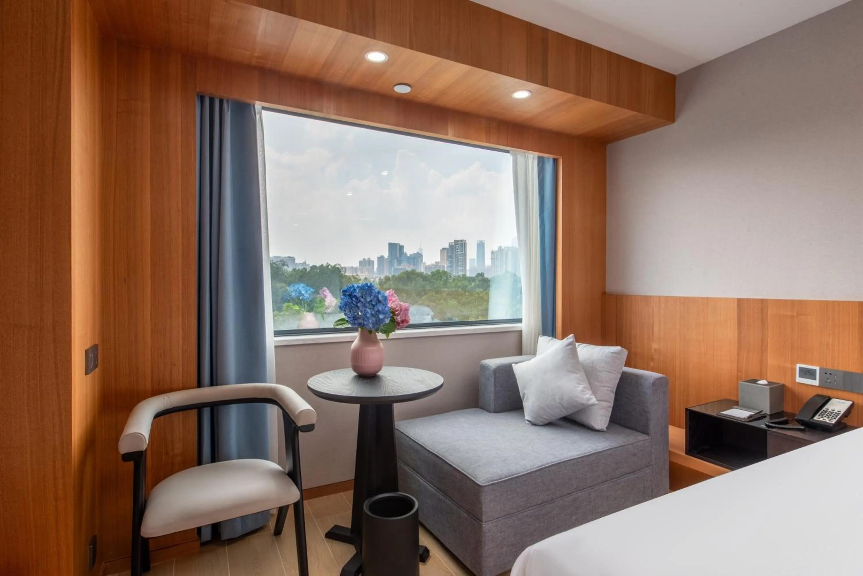 Seating area, Bed in Fairfield by Marriott Guangzhou Tianhe Park