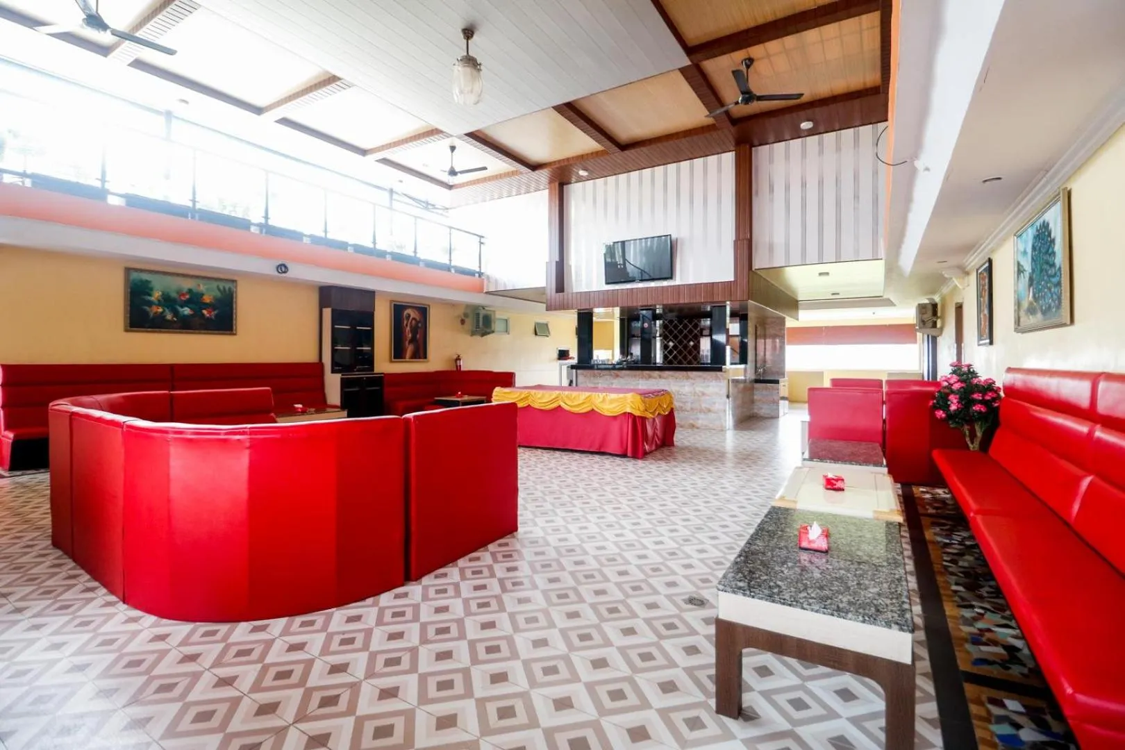 Lobby or reception in RedDoorz Plus near DC Mall Batam