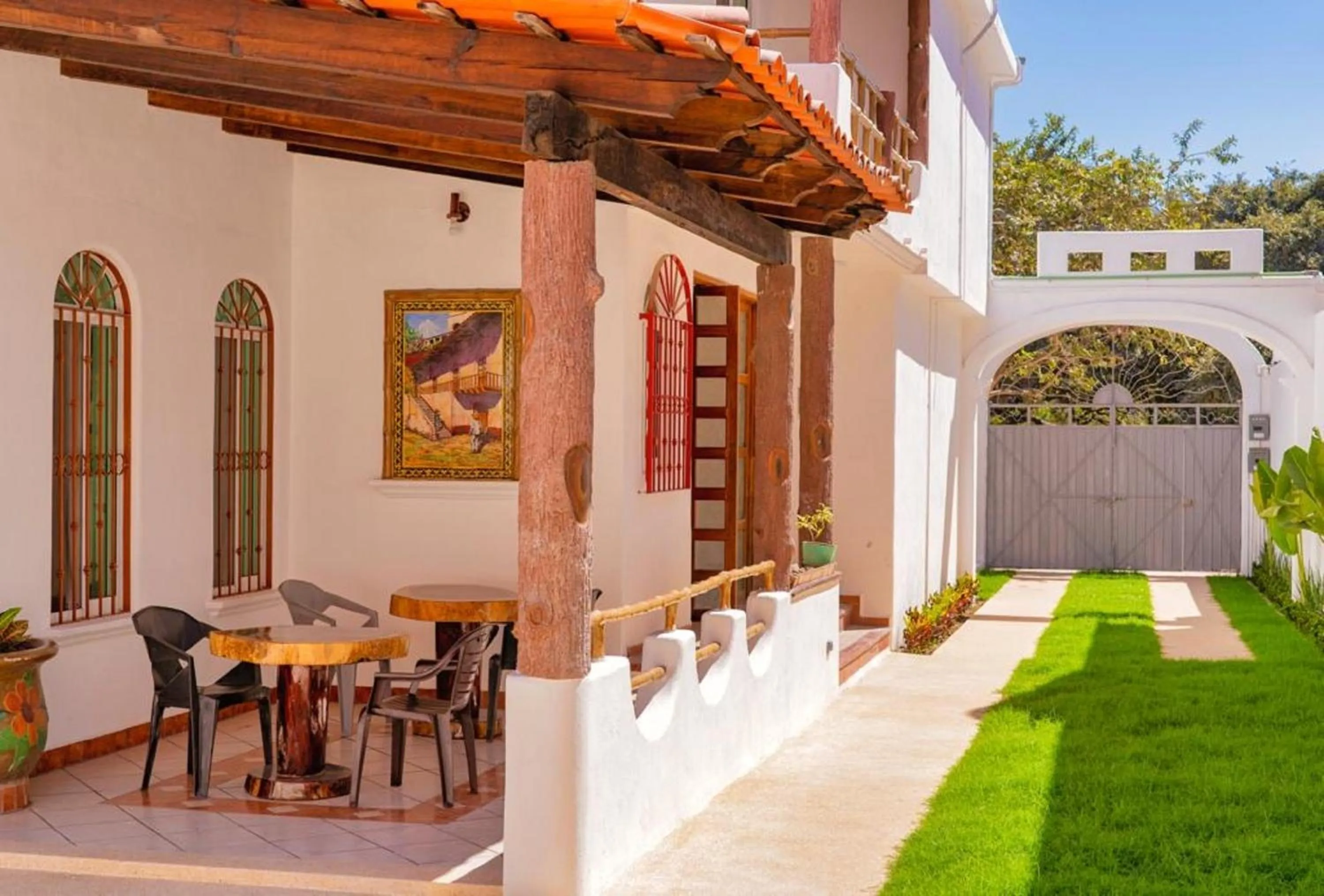 Patio in Hotel Rega Suites Guayabitos - Family & Kitchen