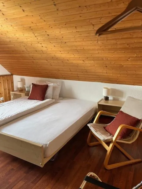 Bed in Auberge du Prévoux