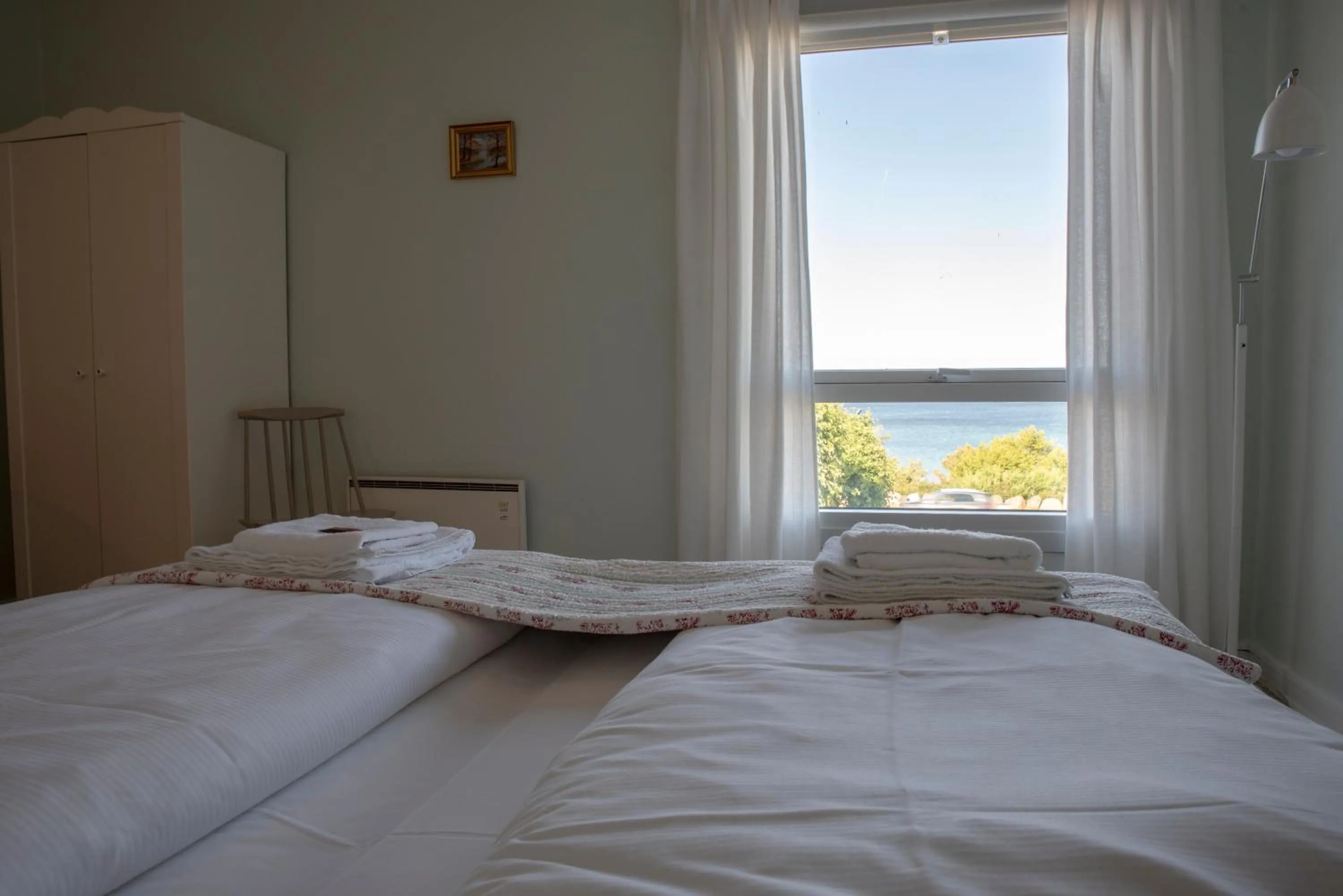 Bed in Sandkaas Badehotel